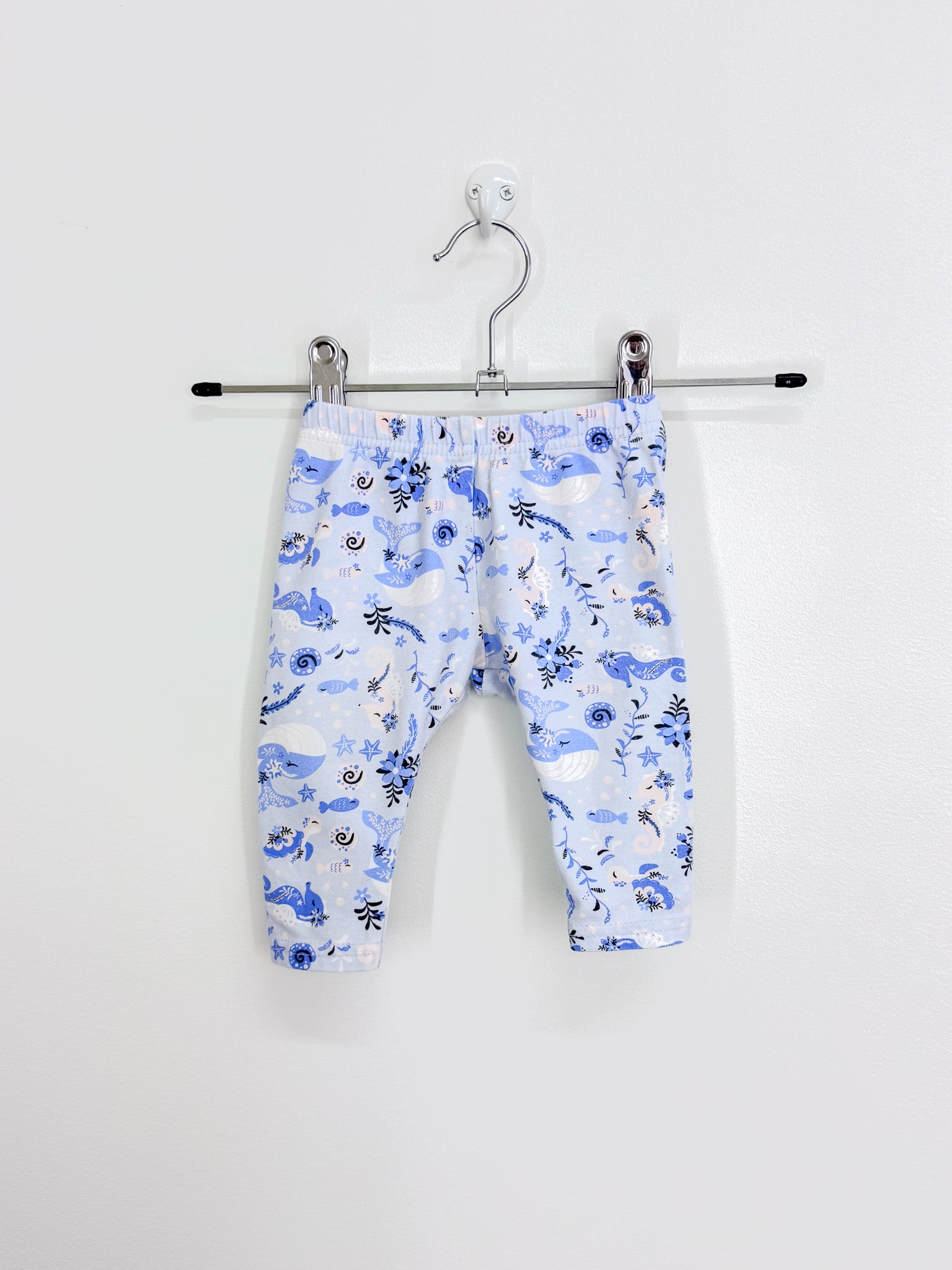 Teeny Weeny under the sea leggings (0-3m)