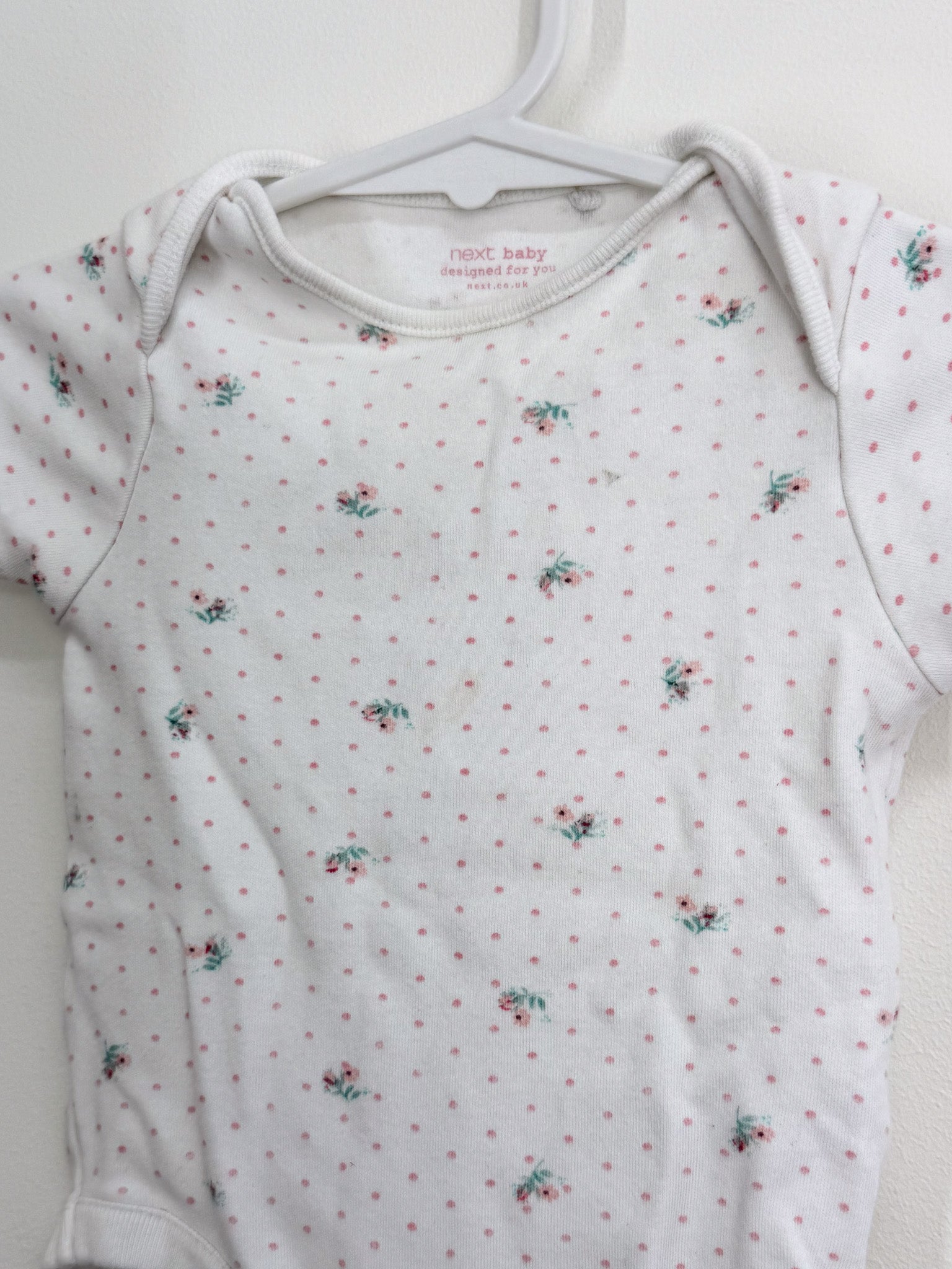 Next bodysuit (0-3m) - SECONDS