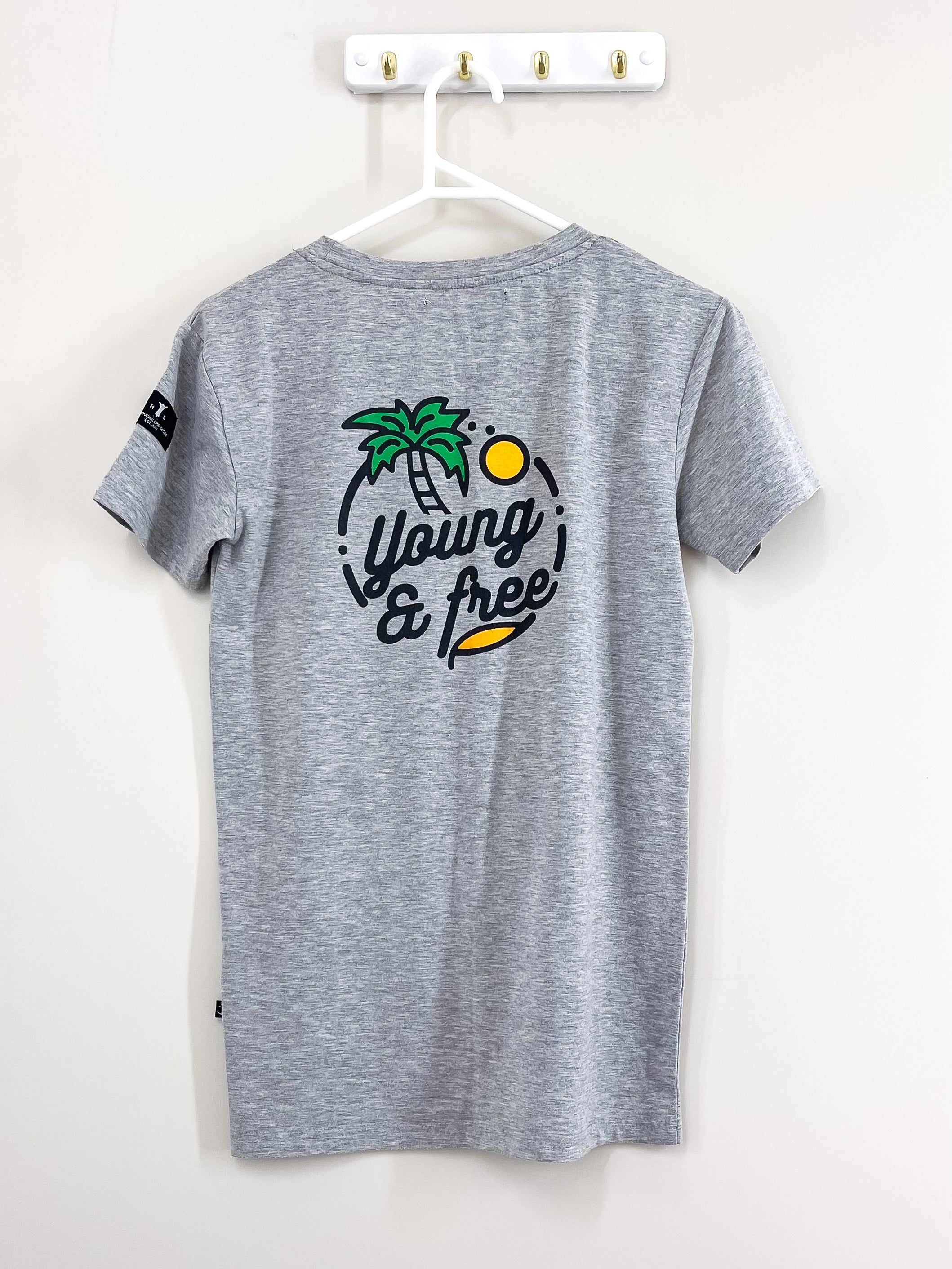 Hello Stranger young & free longline tee (12y)