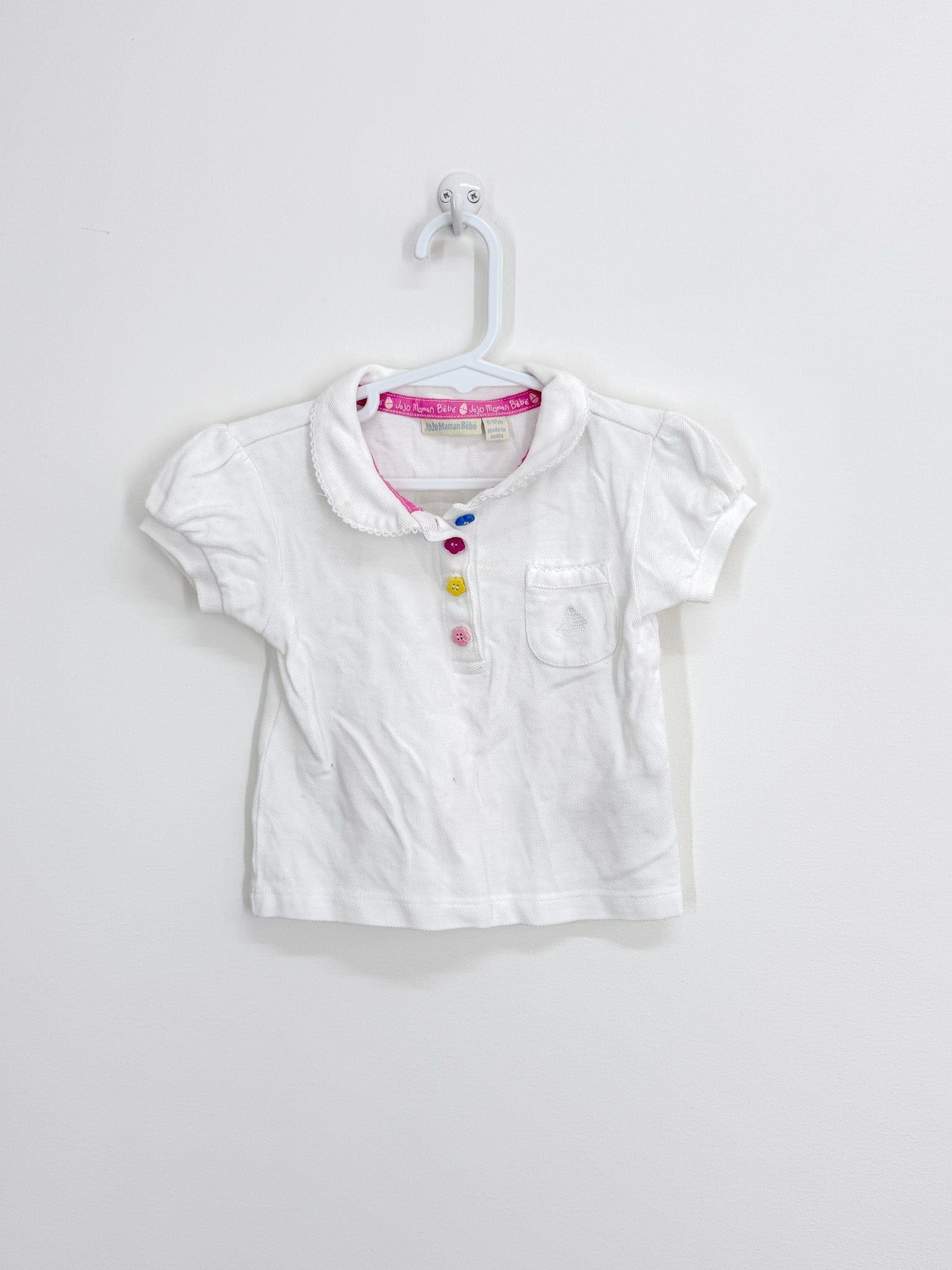 Jojo Maman Bebe polo shirt (6-12m) - SECONDS