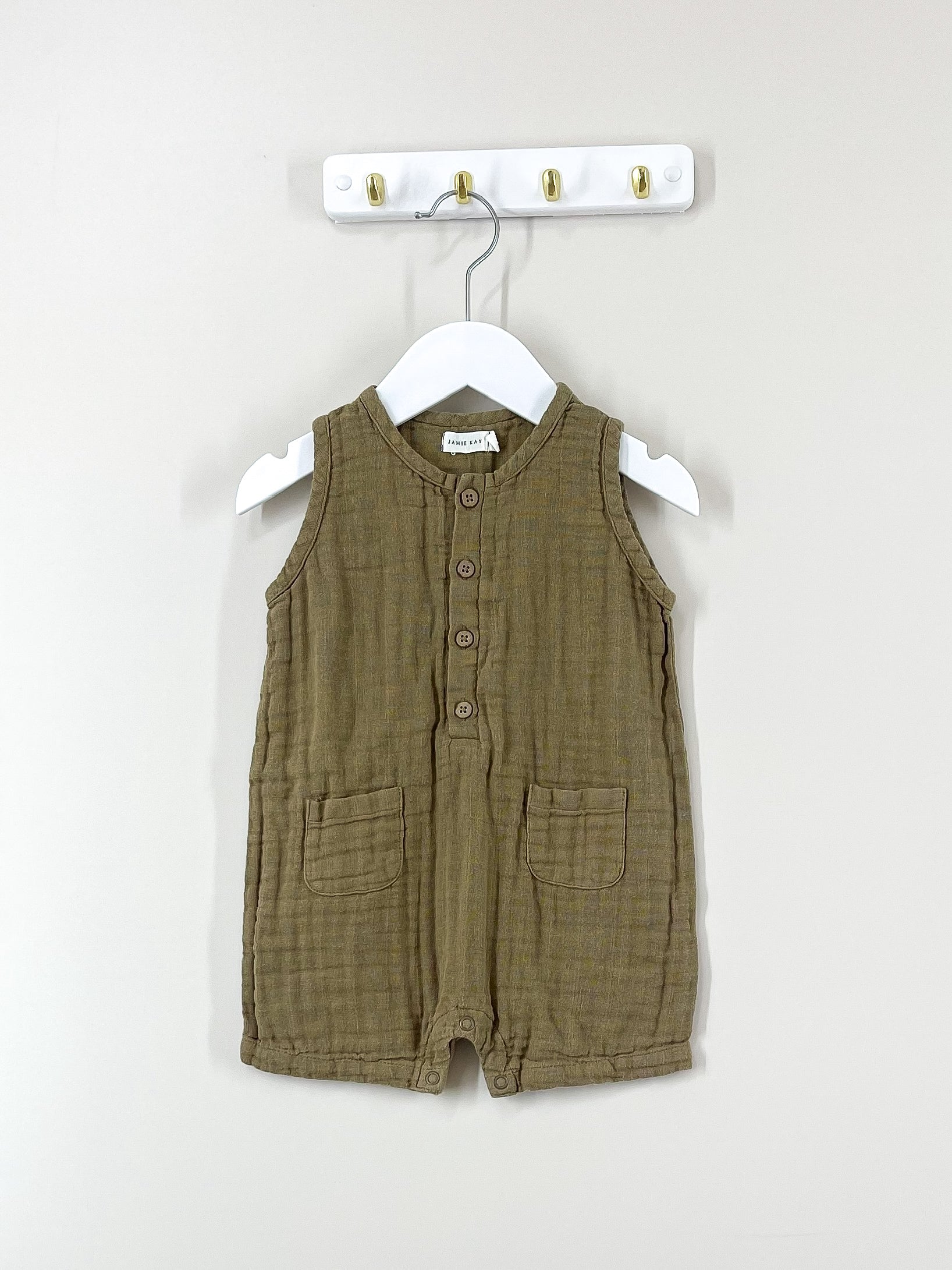 Jamie Kay organic muslin noel jumpsuit (2y)