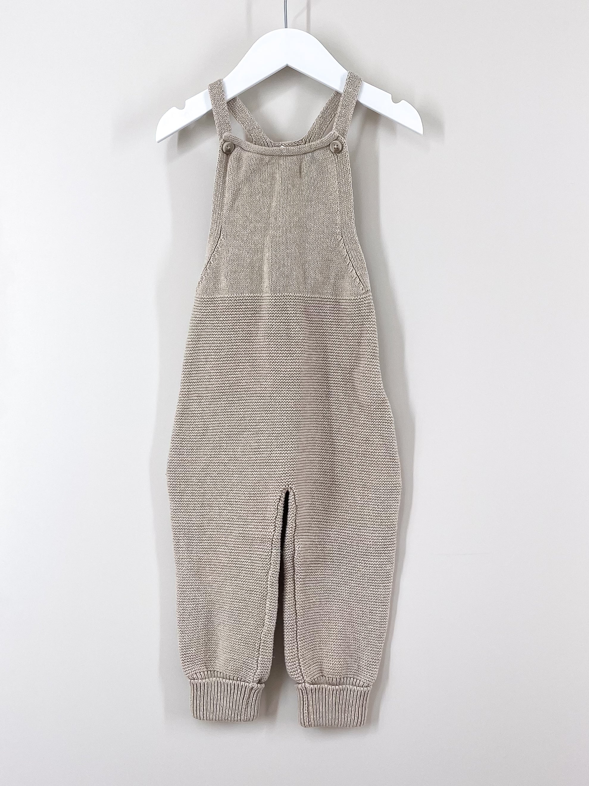Jamie Kay alex knit romper - wheat marle (3y)