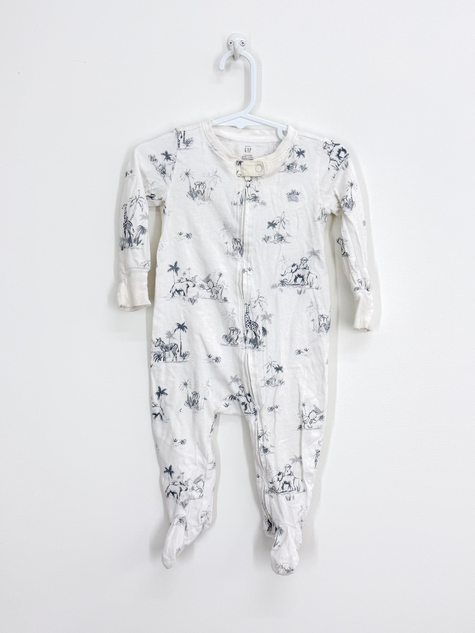Gap animal zipsuit (6-9m) - SECONDS