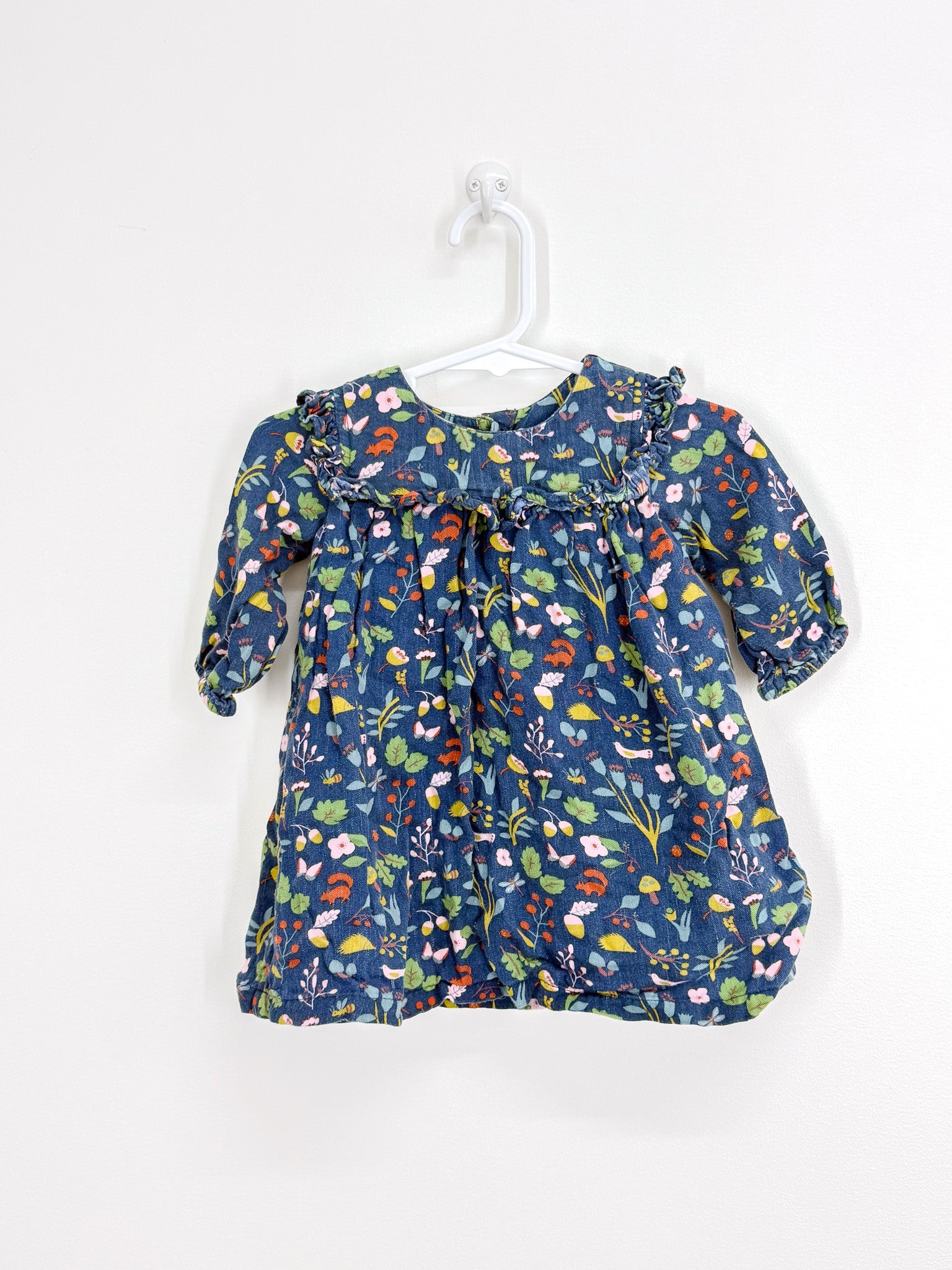 Marks & Spencer long sleeve dress (3-6m) - DEAD STOCK