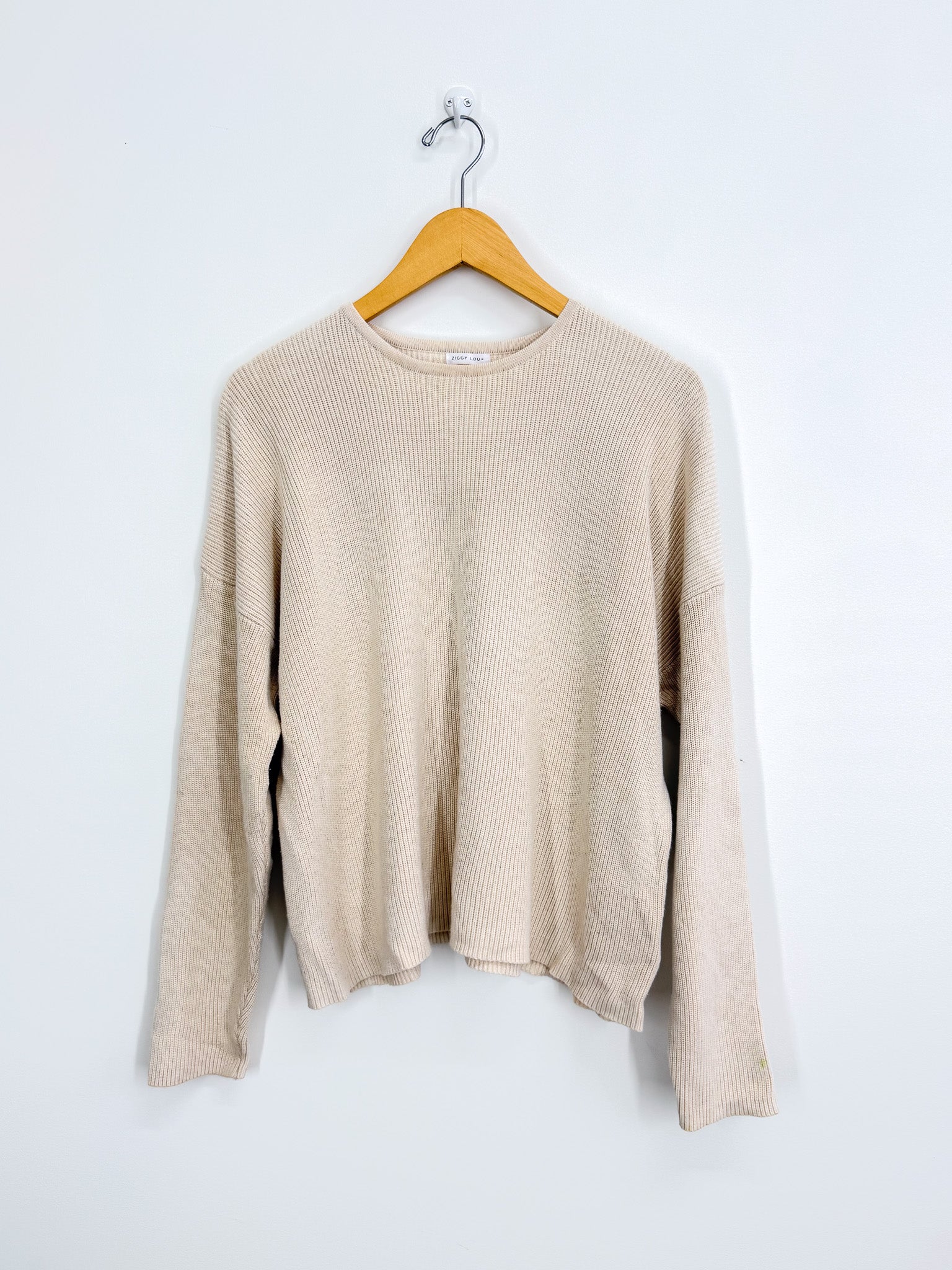 Ziggy Lou organic knit pullover (8-10)