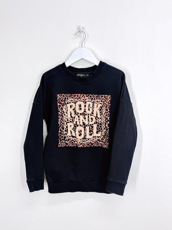 Rock Your Kid rock and roll sweatshirt (10y)