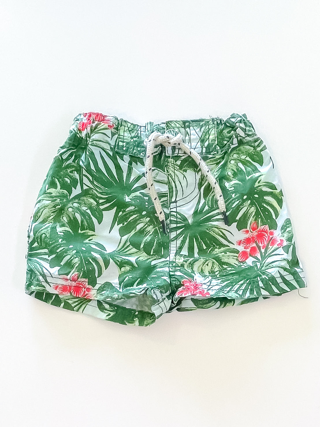 Cotton On Kids tropical board shorts (6-12m)