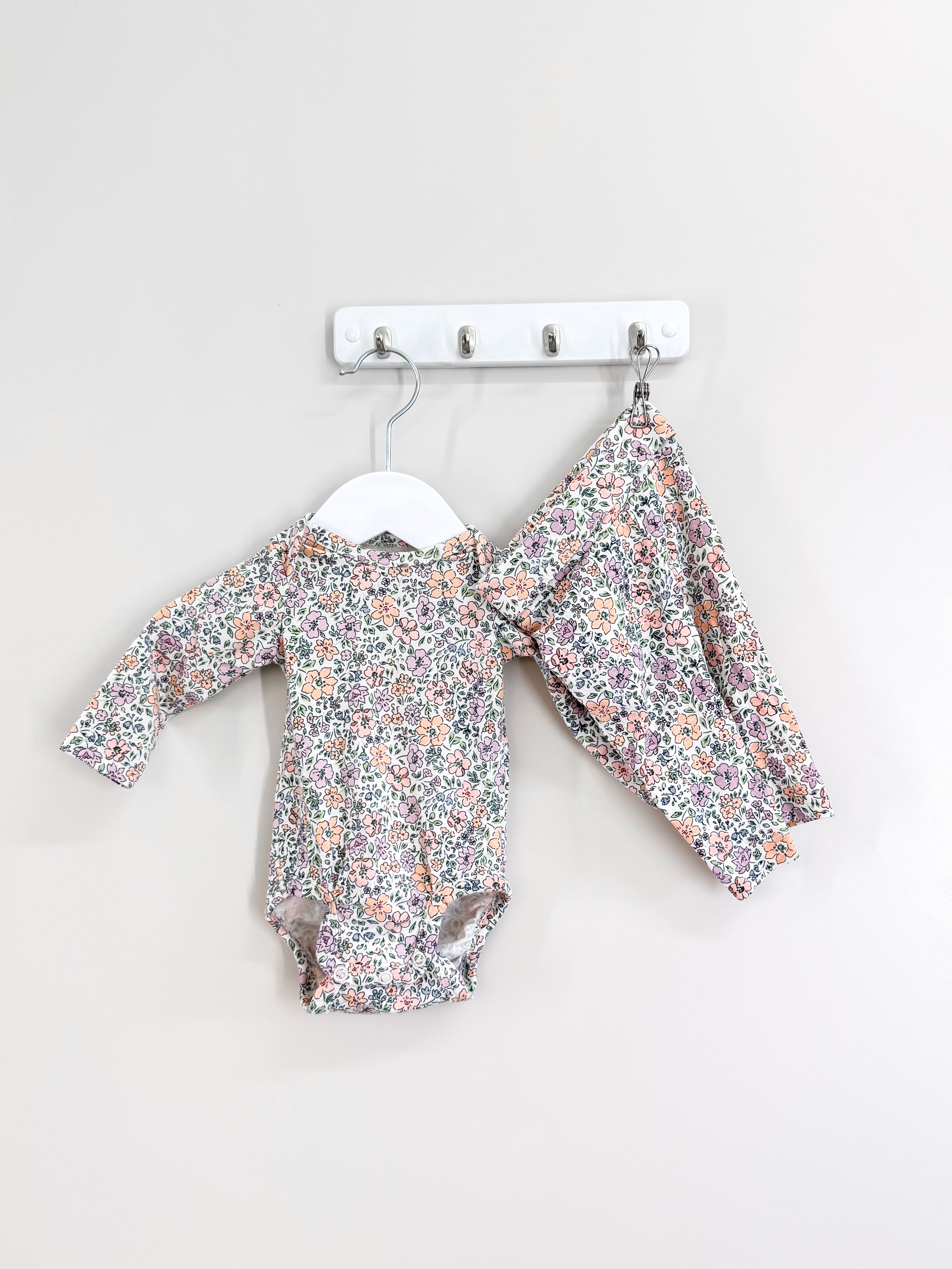 H&M organic floral set (1-2m)