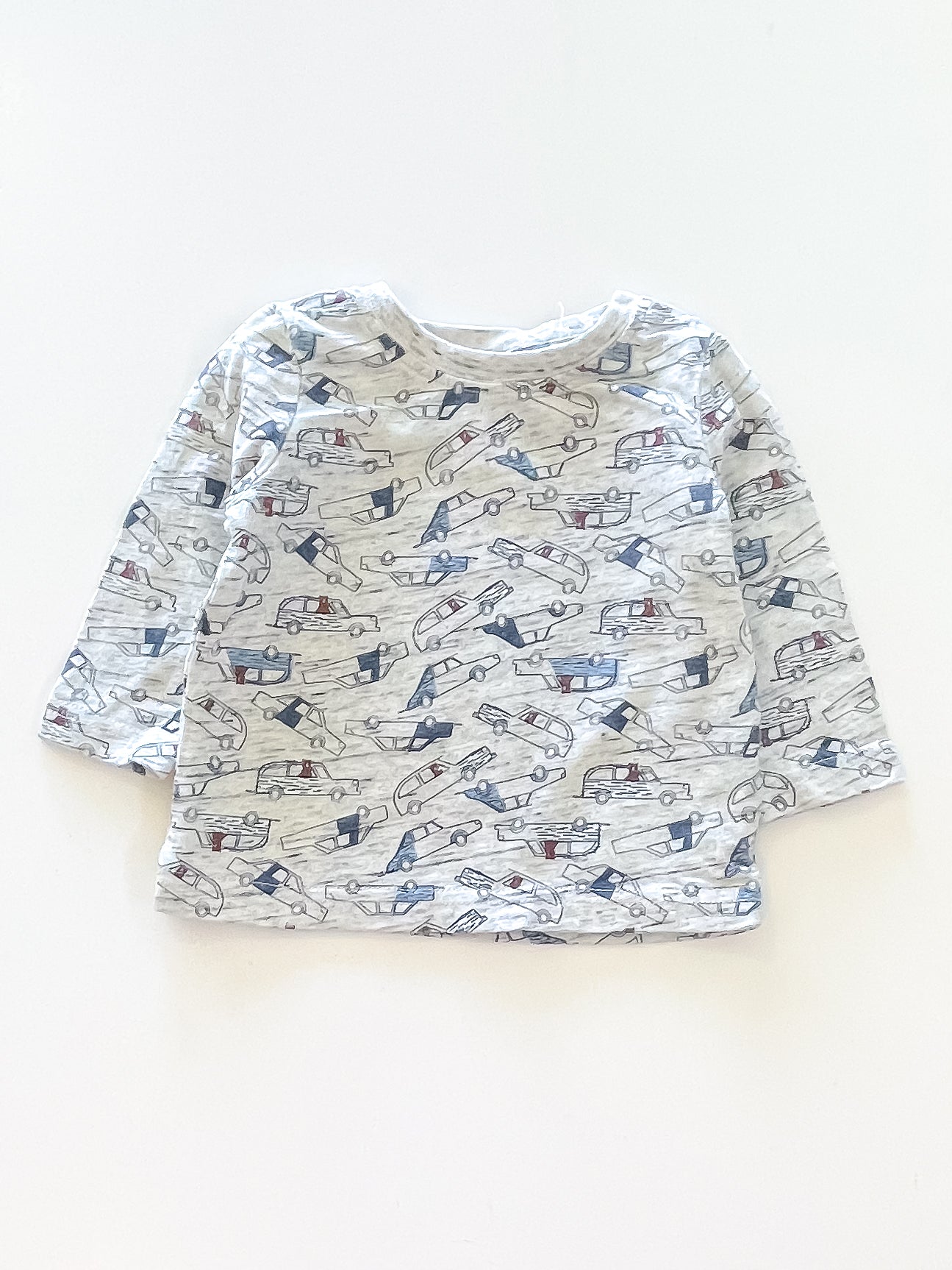 Teeny Weeny long sleeve car tee (3-6m)