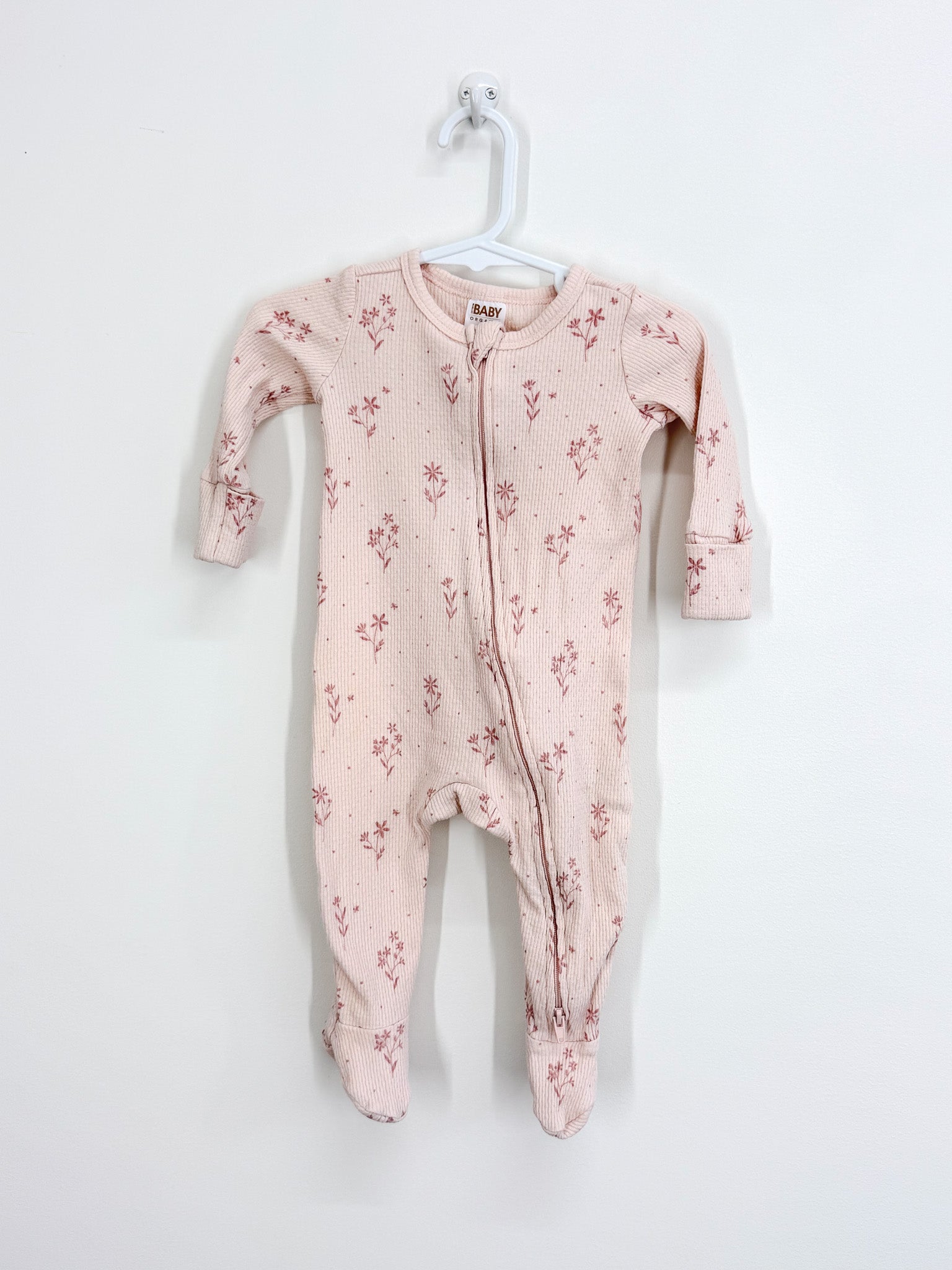 Cotton On Kids organic zipsuit (3-6m) - SECONDS