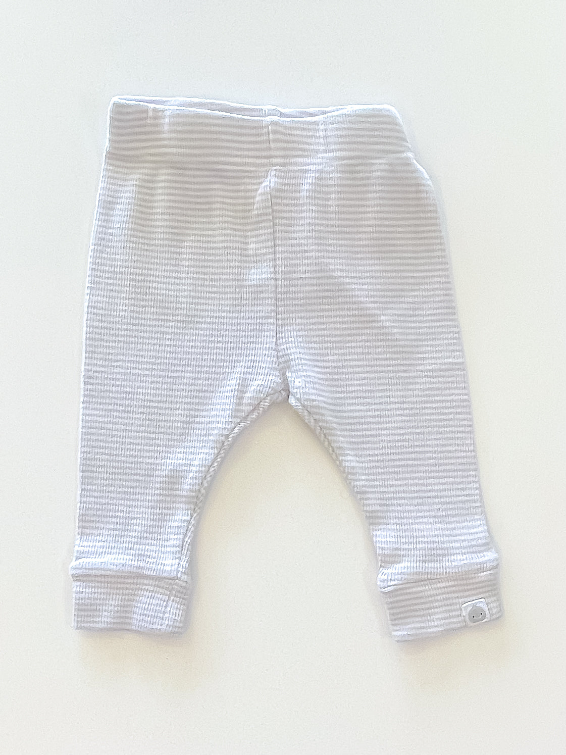 Little Bundle lilac stripe leggings (0-3m)