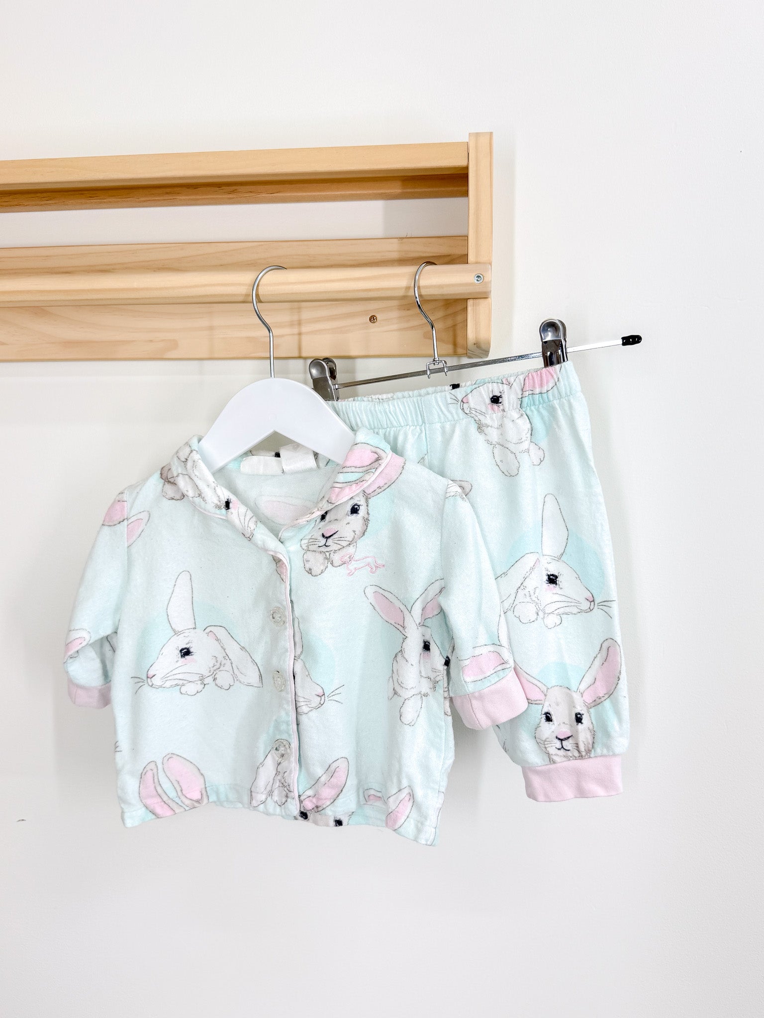 Peter Alexander bamboo bunny PJ set (3-6m)