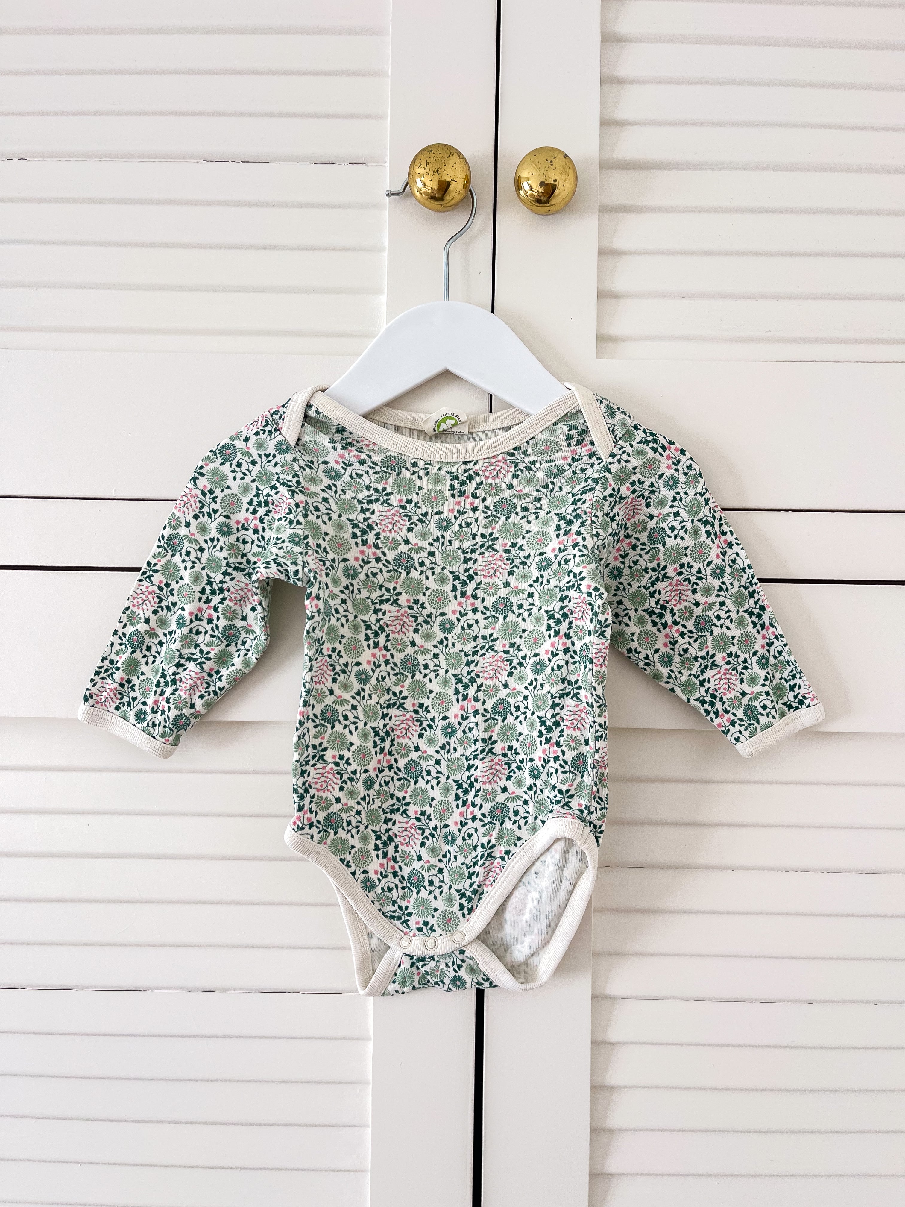 Nature Baby organic bodysuit - willow (3-6m)