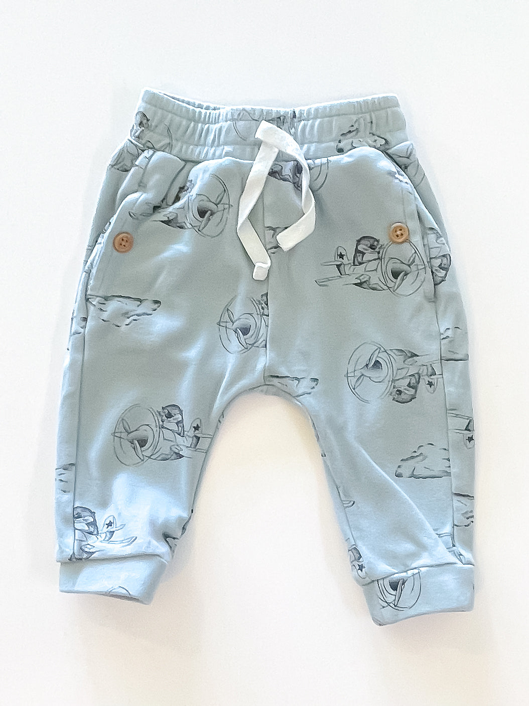 Milly & Milo organic biplane pants (3-6m)