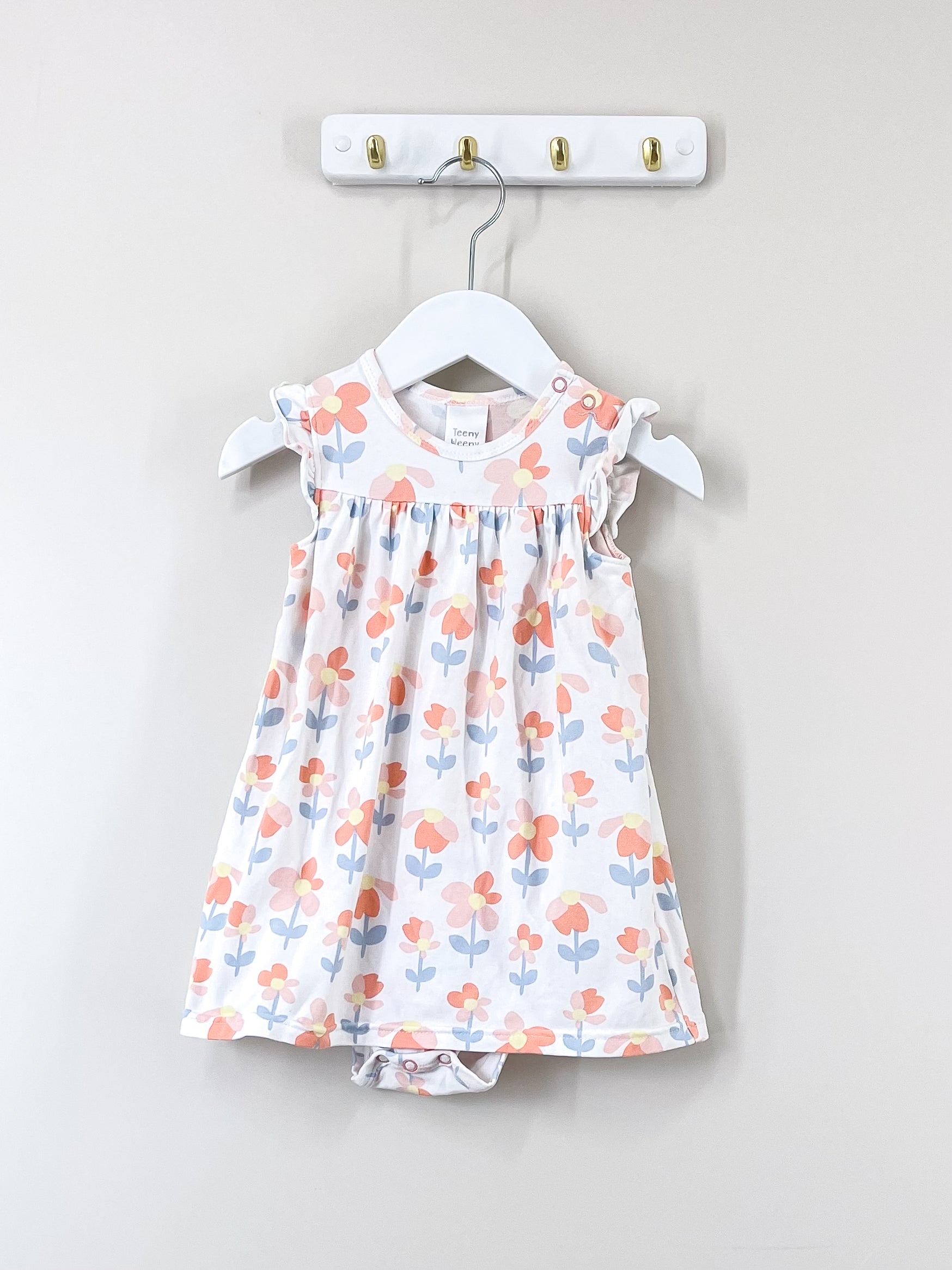 Teeny Weeny bodysuit dress (12-18m)