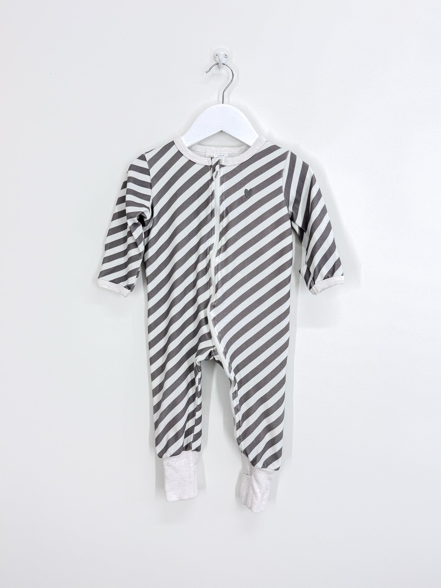 Bencer & Hazelnut striped zipsuit (1y)