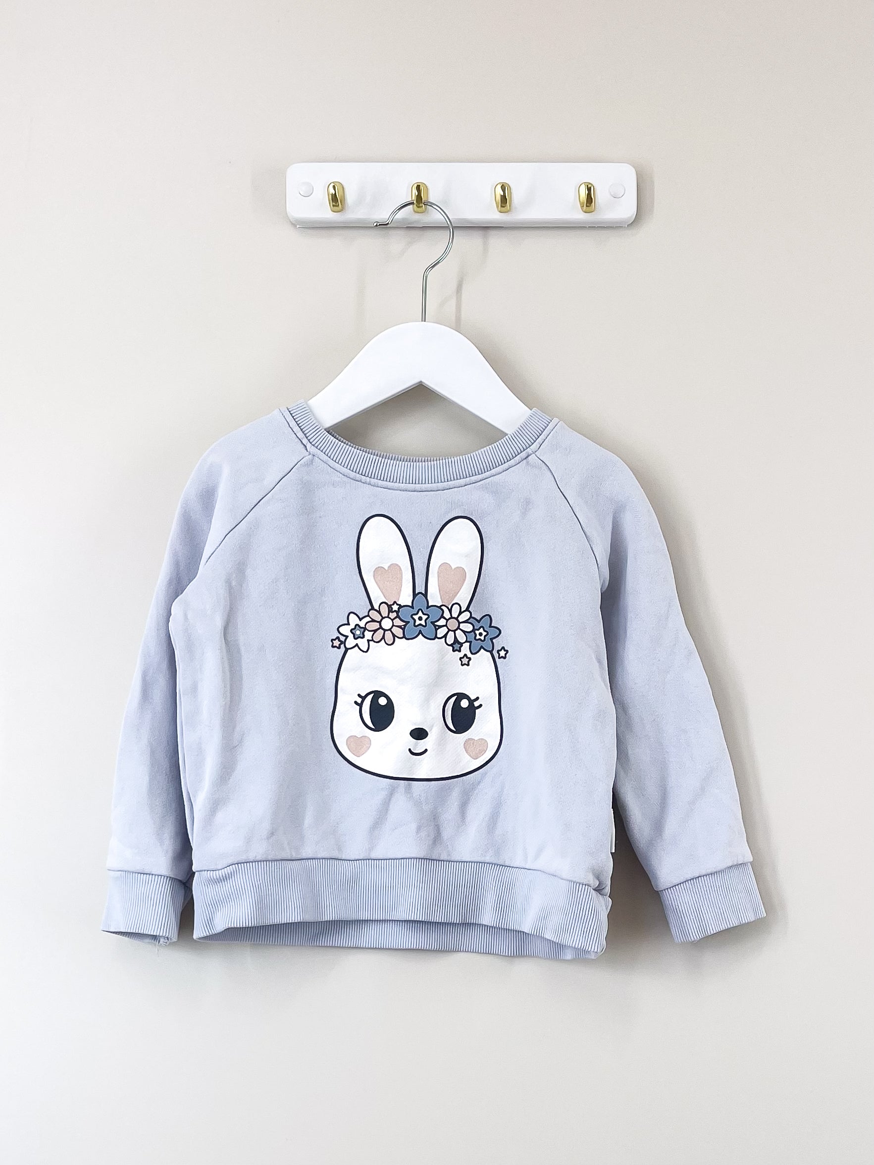 Hux organic bunny princess sweatshirt (3y)