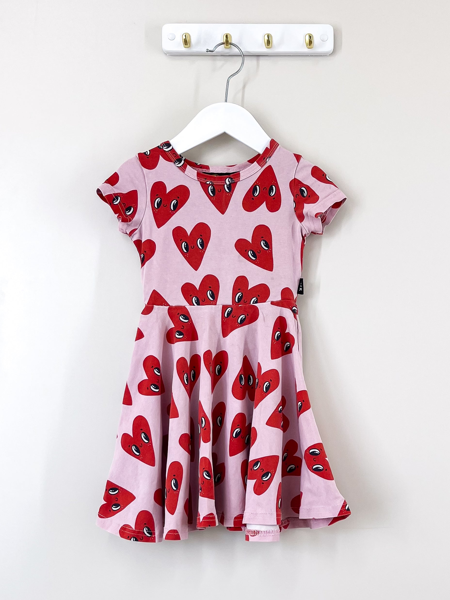 Rock Your Kid hearts waisted dress (3y)