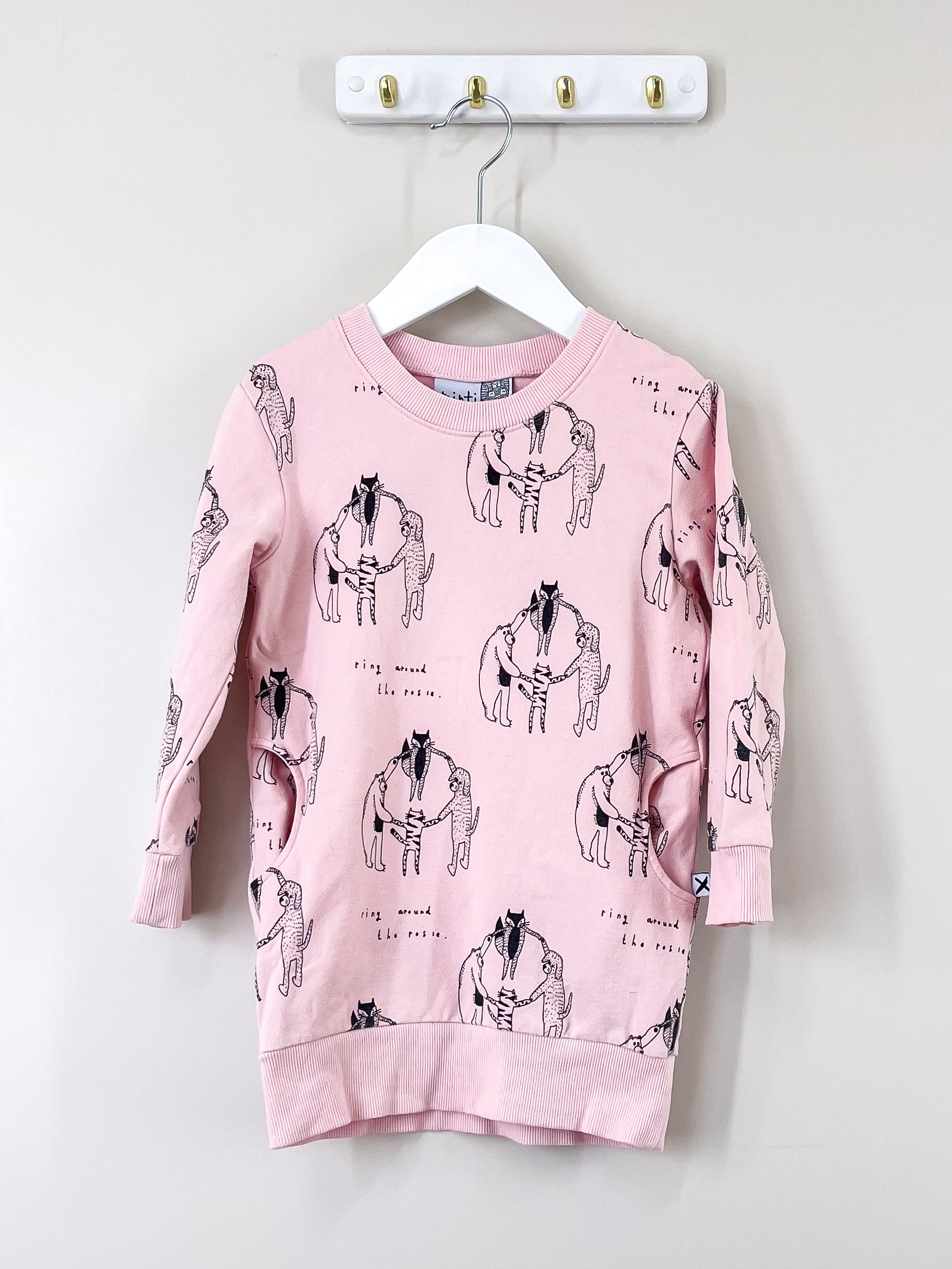 Minti furry dress (3y)