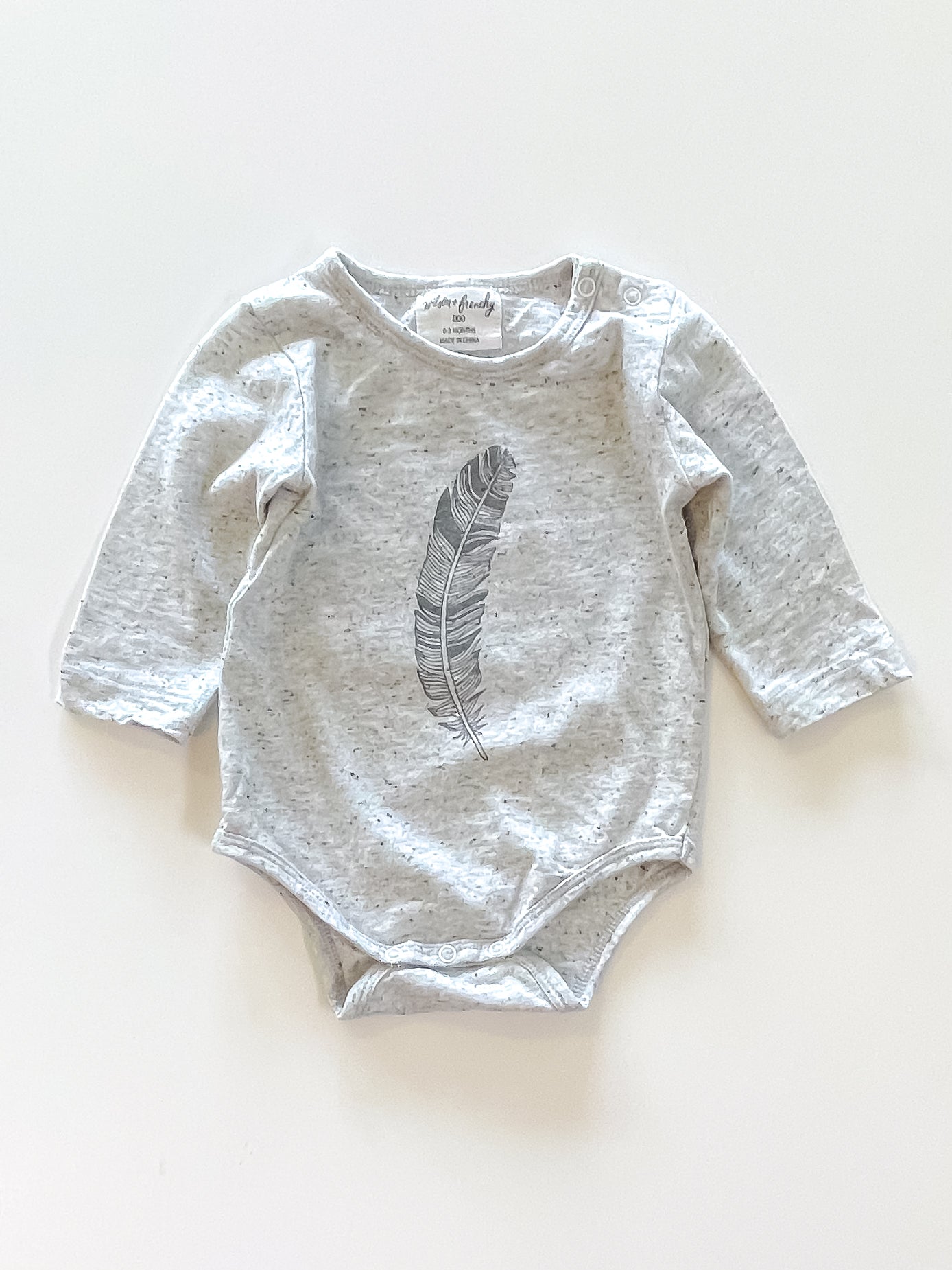 Wilson & Frenchy organic bodysuit (0-3m)