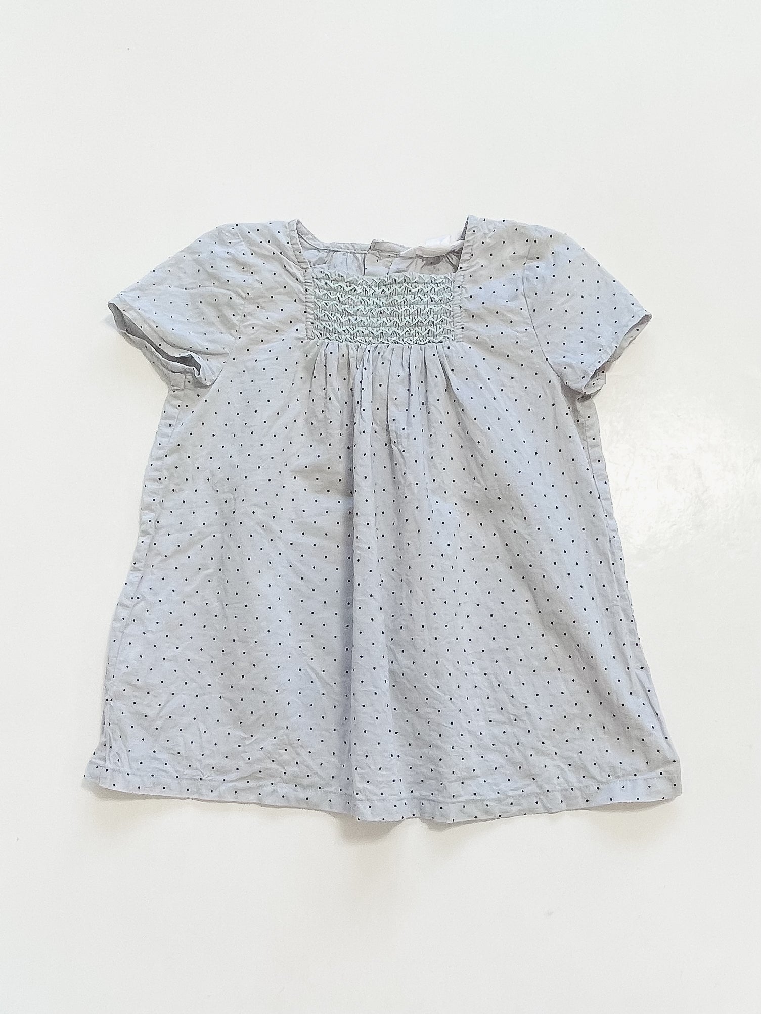 Country Road spotty smocked dress (6-12m)