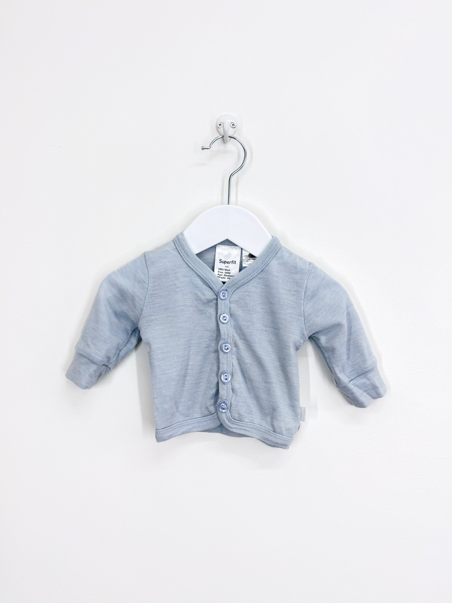 Superfit merino cardigan (newborn)