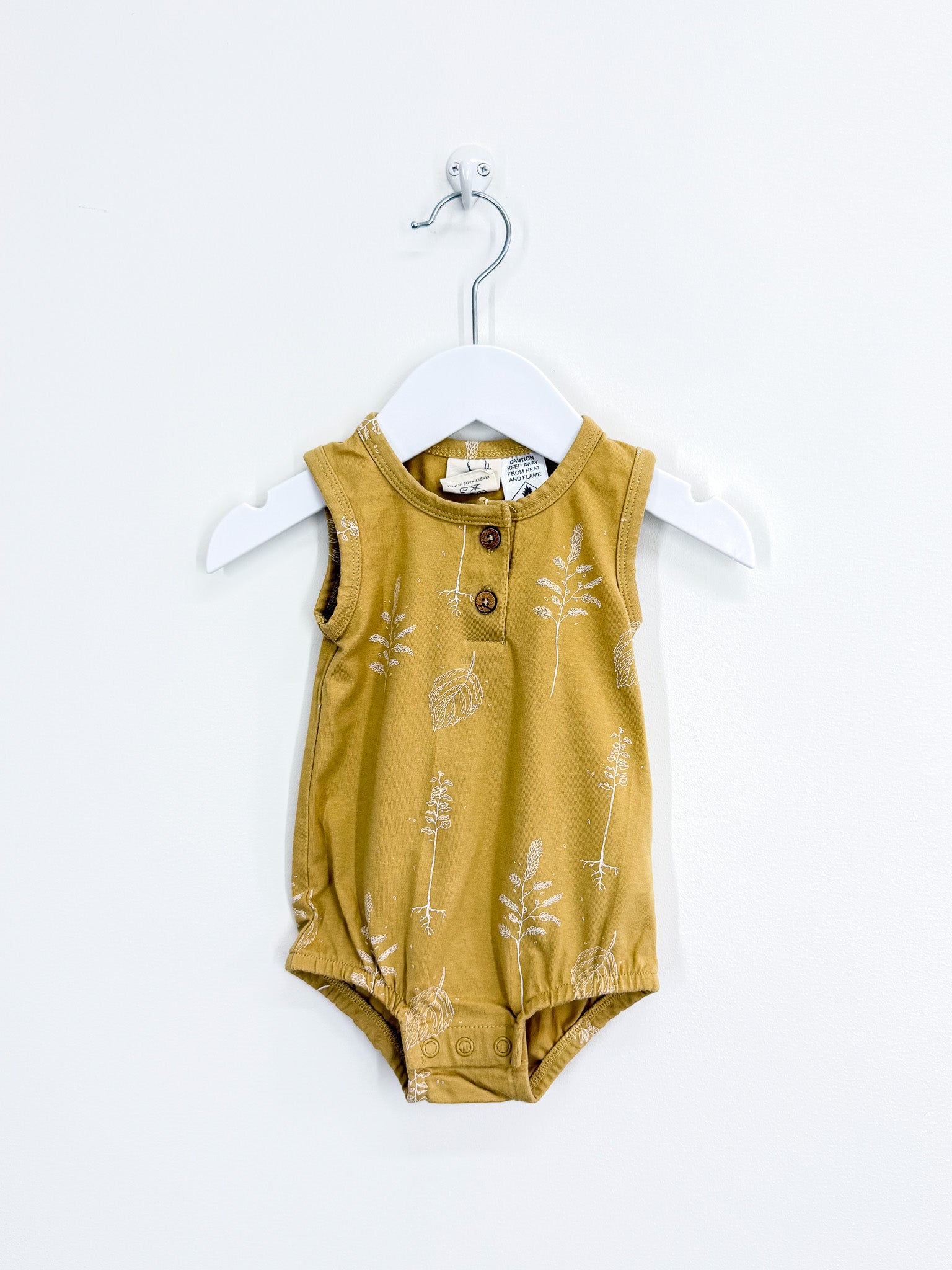 Buck & Baa organic bubblesuit (3-6m)