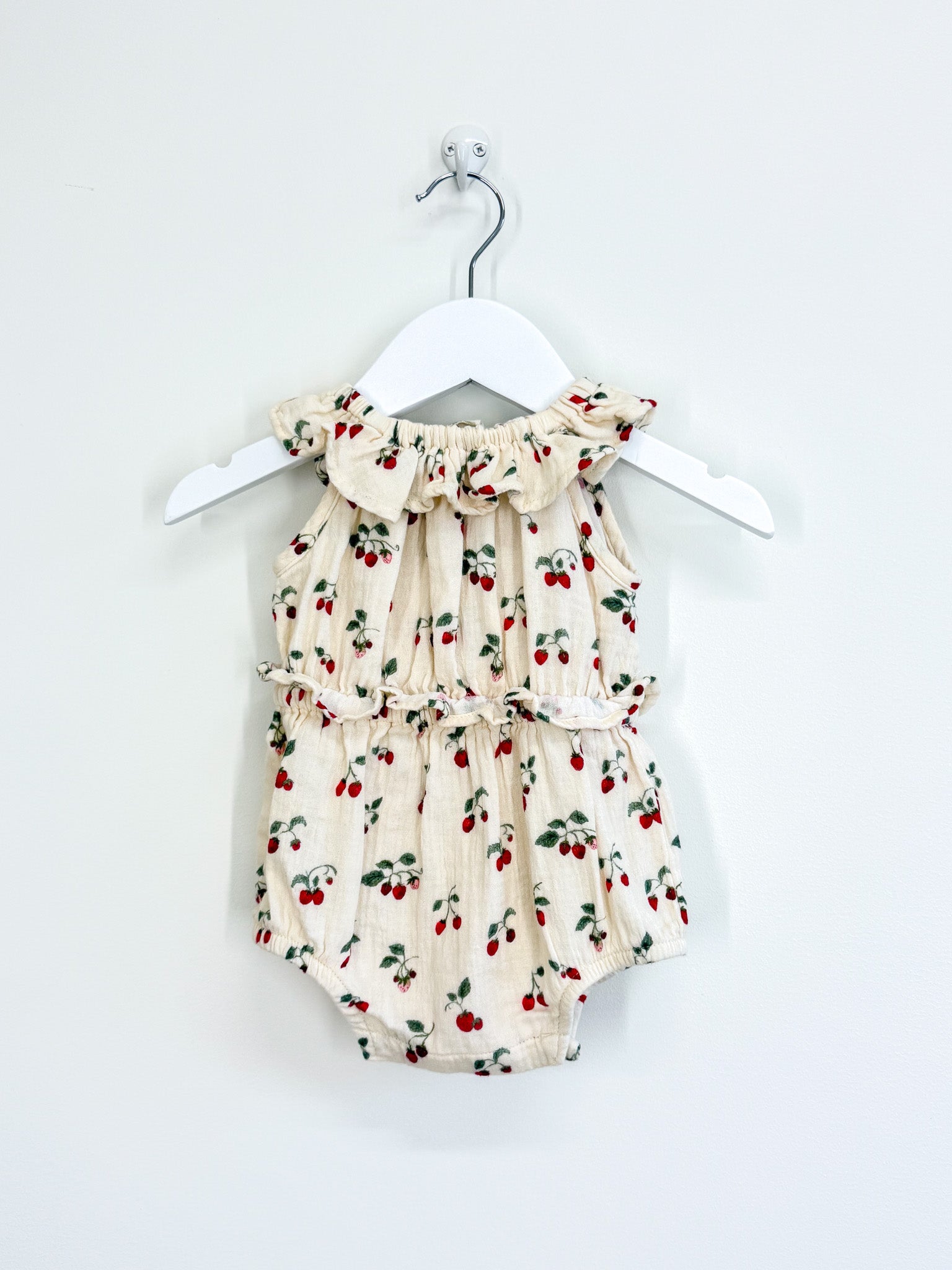 Nature Baby organic plum suit - strawberry blush (0-3m)
