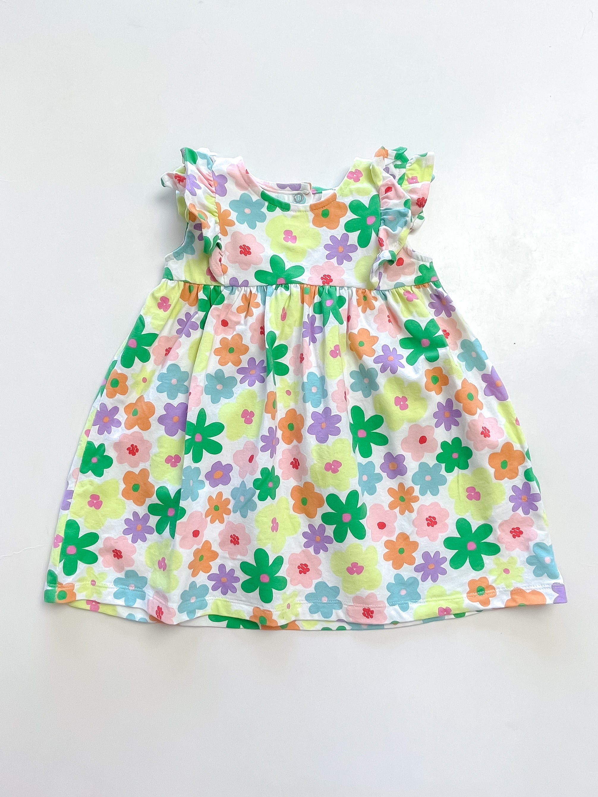 Cotton On Kids retro floral dress (12-18m)