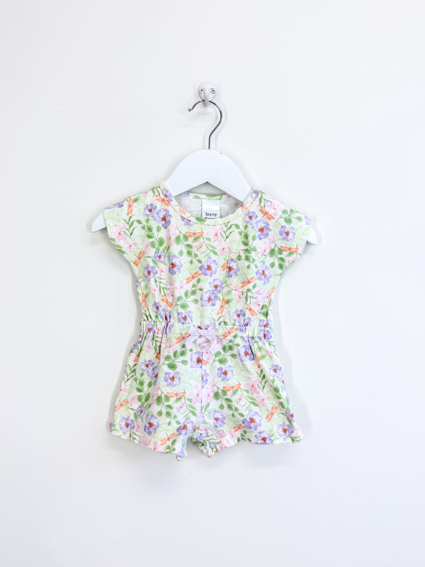 Teeny Weeny floral playsuit (3-6m)