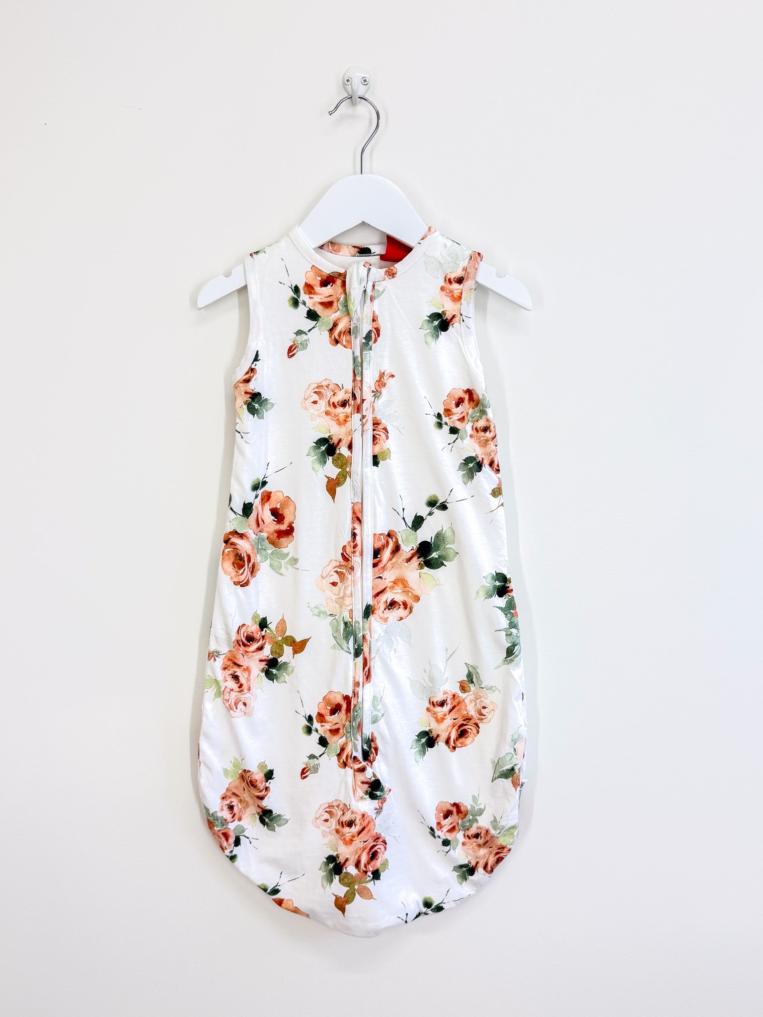 Snuggle Hunny organic sleeping bag - rose bud 1.0 tog (6-12m)