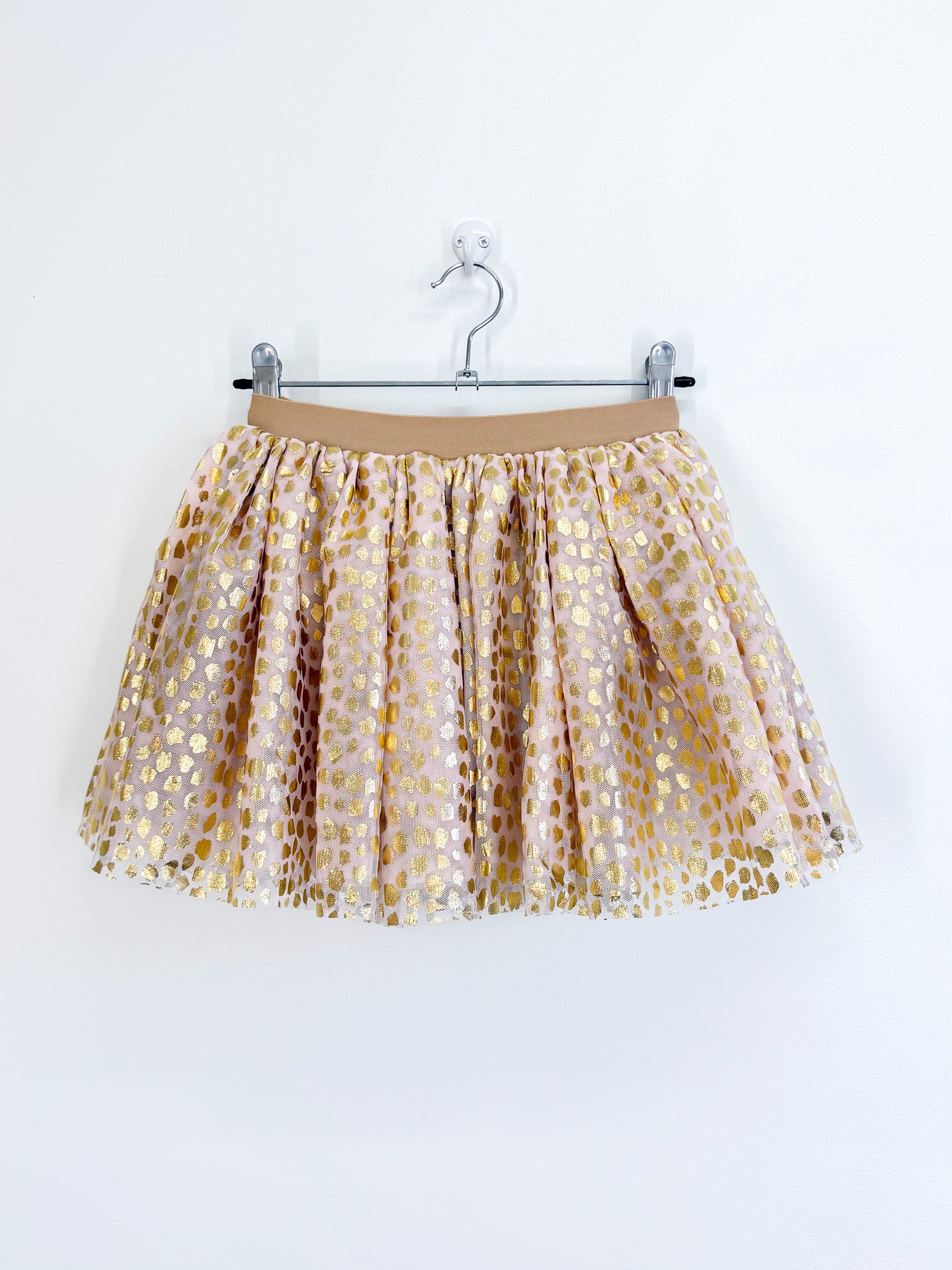 BNWOT Hux gold leopard skirt (6y)