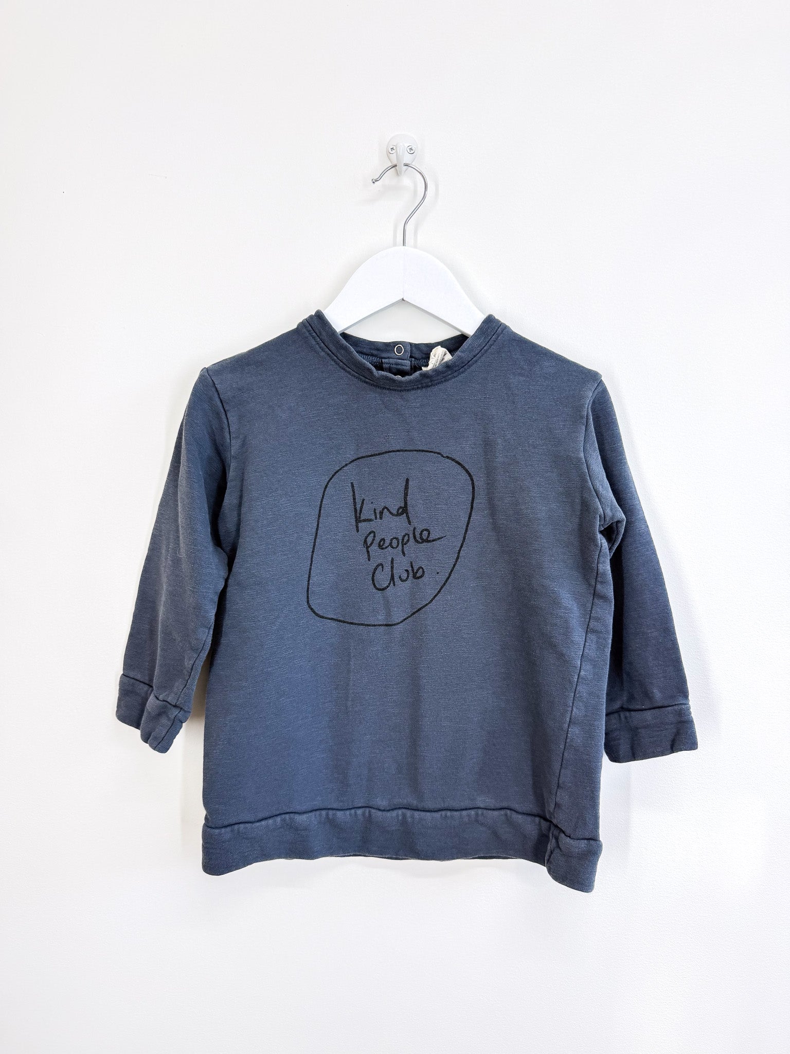 Buck & Baa organic kind people club sweatshirt (6-7y)
