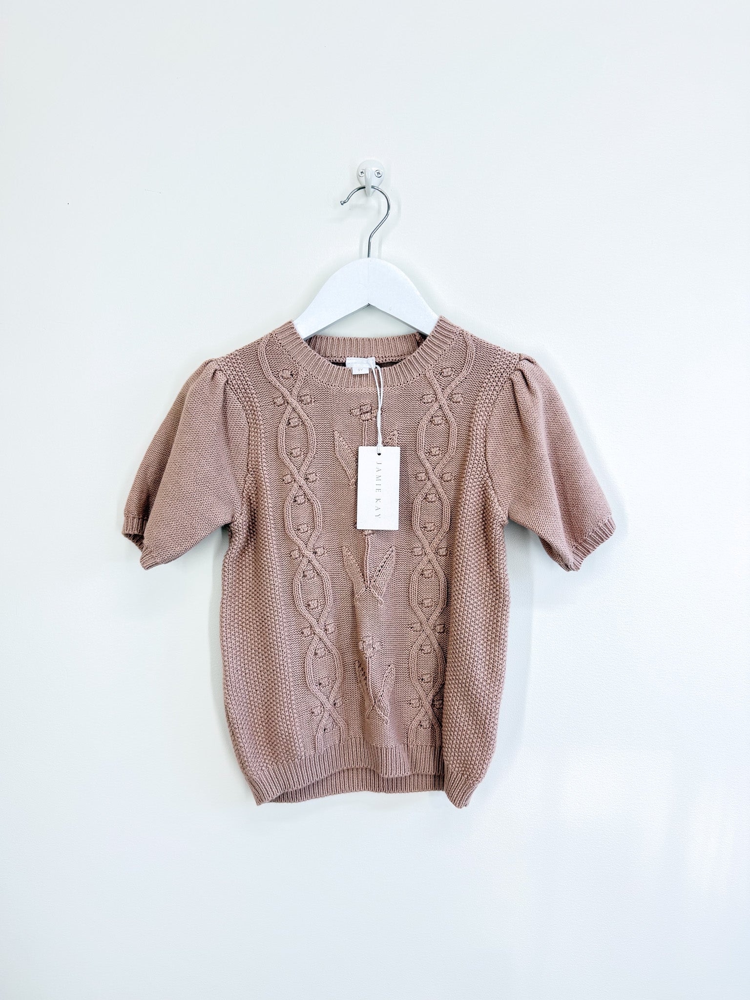 BNWT Jamie Kay vivienne knitted top - dusky rose (5y)