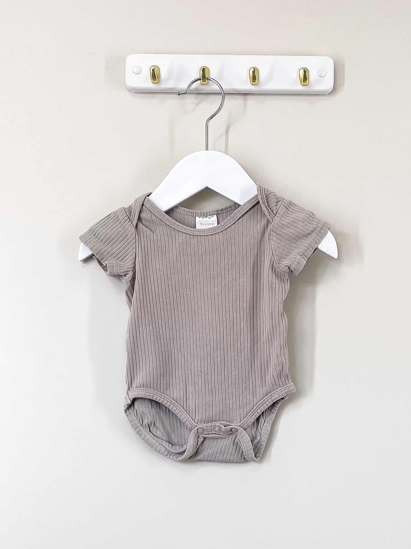 Teeny Weeny ribbed bodysuit (0-3m)