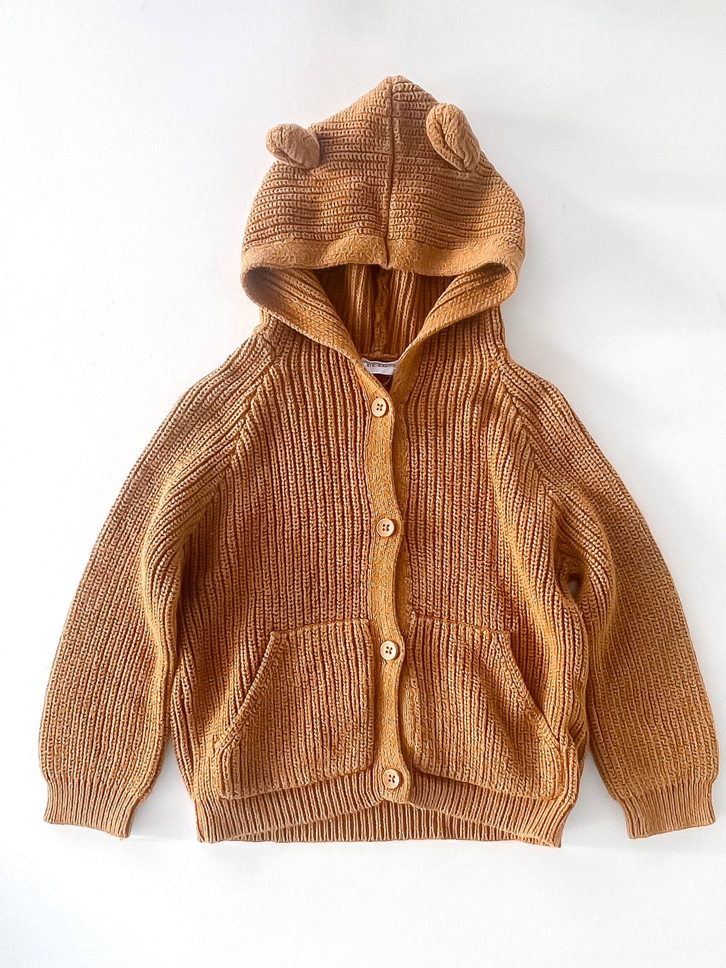 Jamie Kay bear knit - camel (3y)