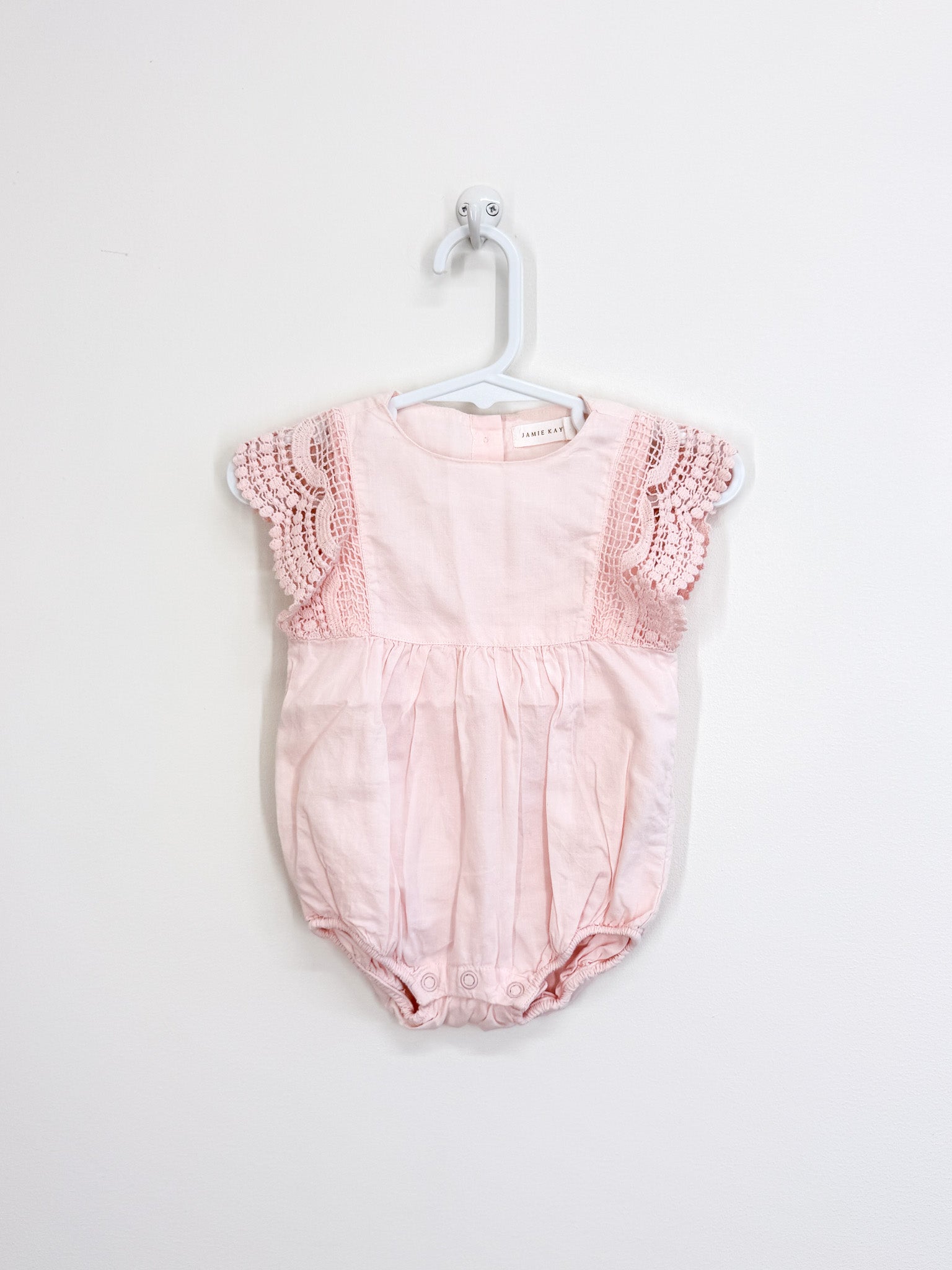 Jamie Kay organic stella playsuit (0-3m) - DEAD STOCK