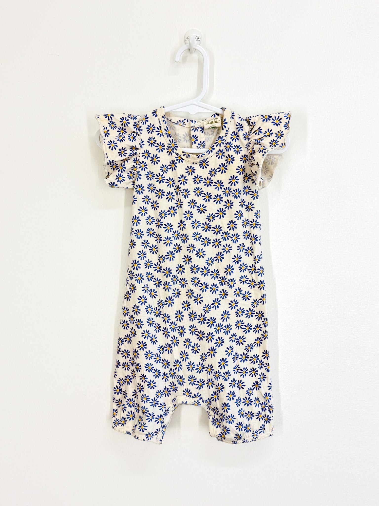 Nature Baby organic tilly suit (6-12m) - SECONDS