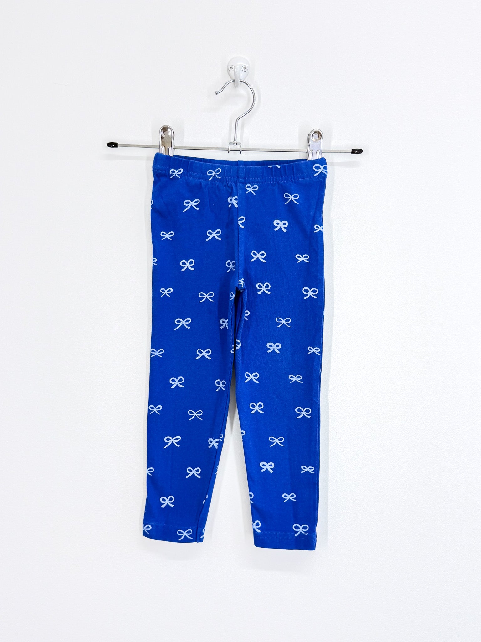 Nature Baby organic leggings - ribbons blue (2y)