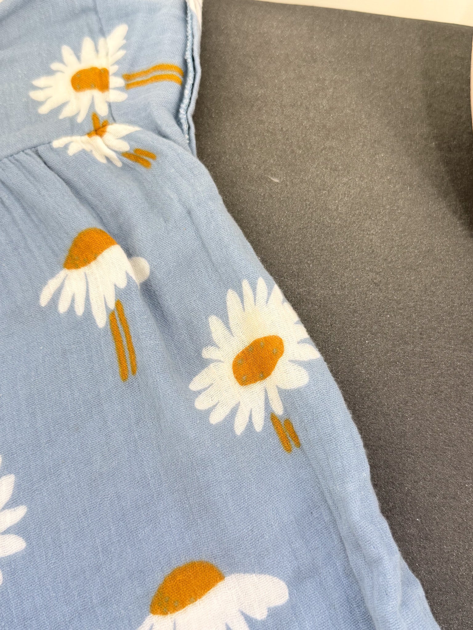 Wilson & Frenchy organic daisy floral crinkle jumpsuit (6-12m)