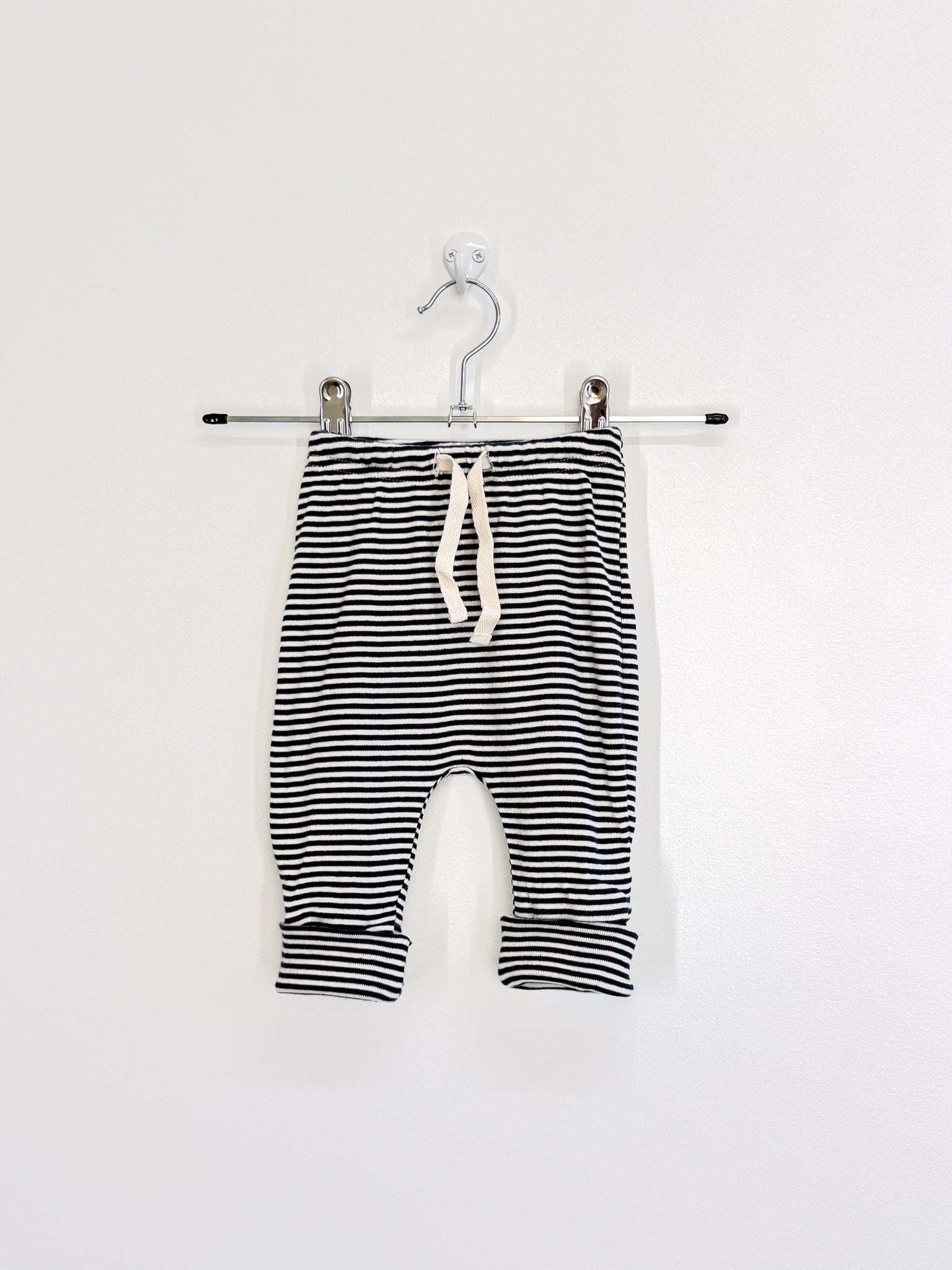 Nature Baby organic drawstring pants - stripe (1y)