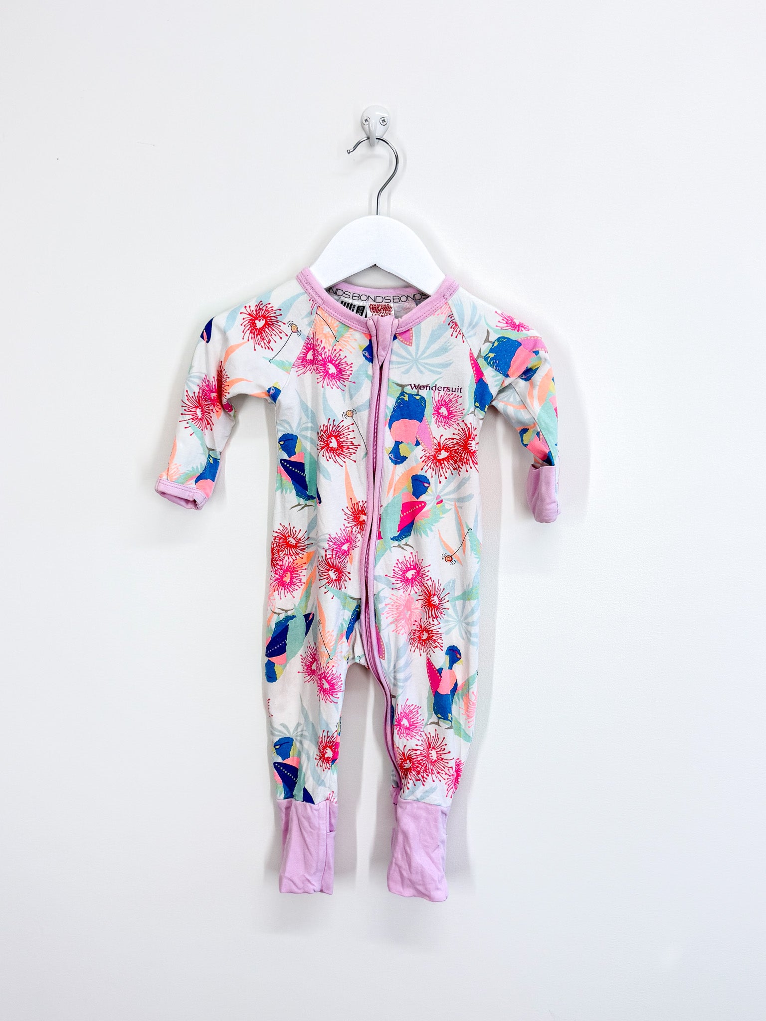 Bonds wondersuit - surfing bird is the word (3-6m)