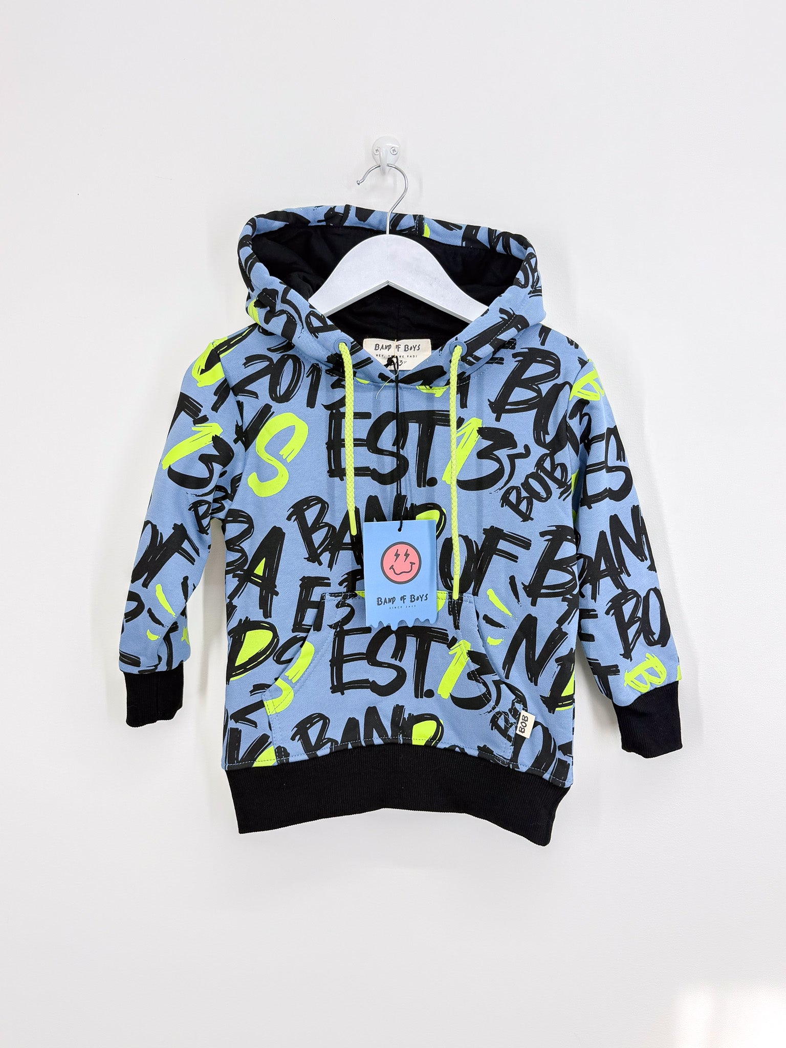 BNWT Band Of Boys graffiti hoodie (2-3y)