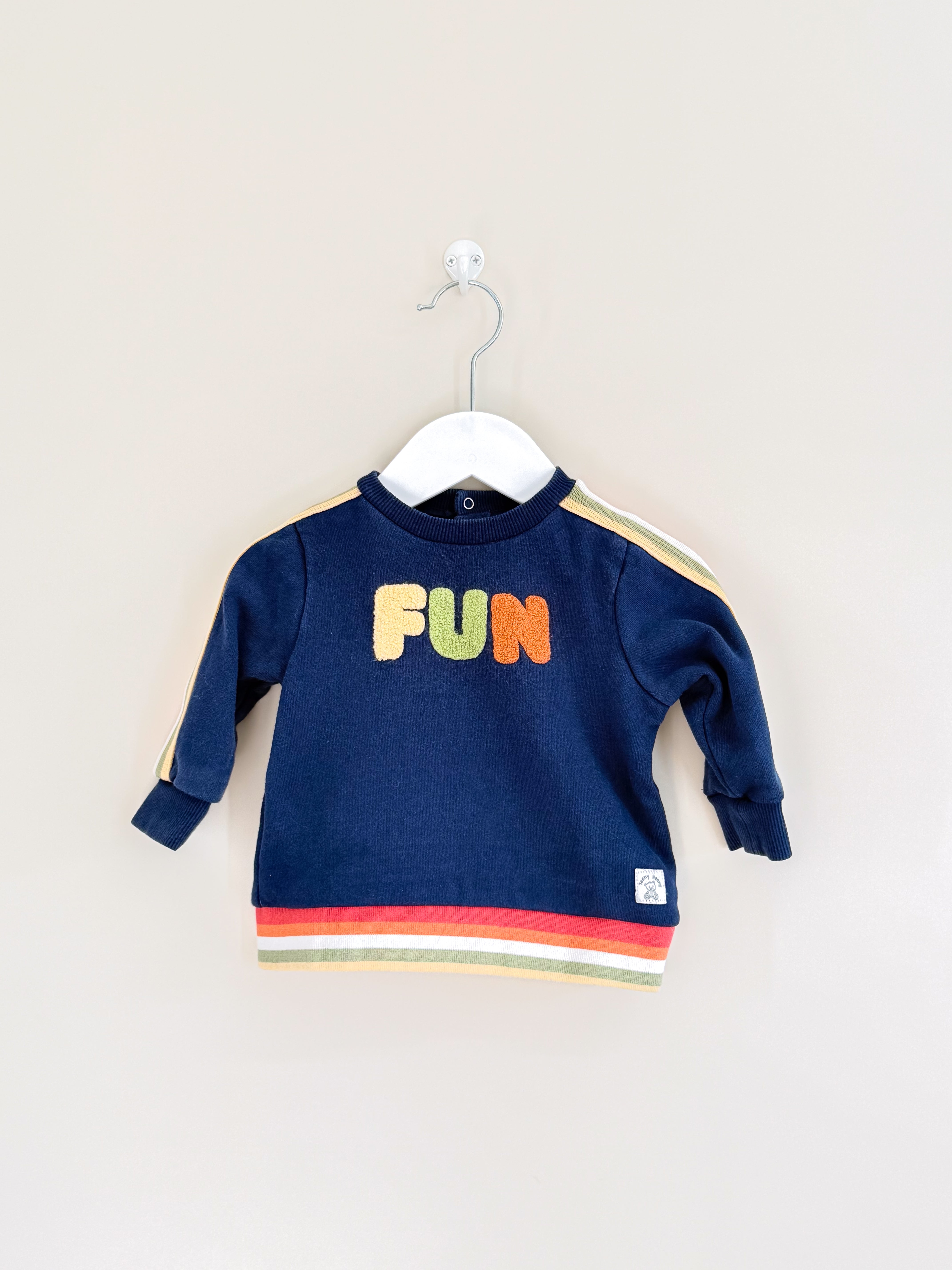 Teeny Weeny fun sweatshirt (6-12m)