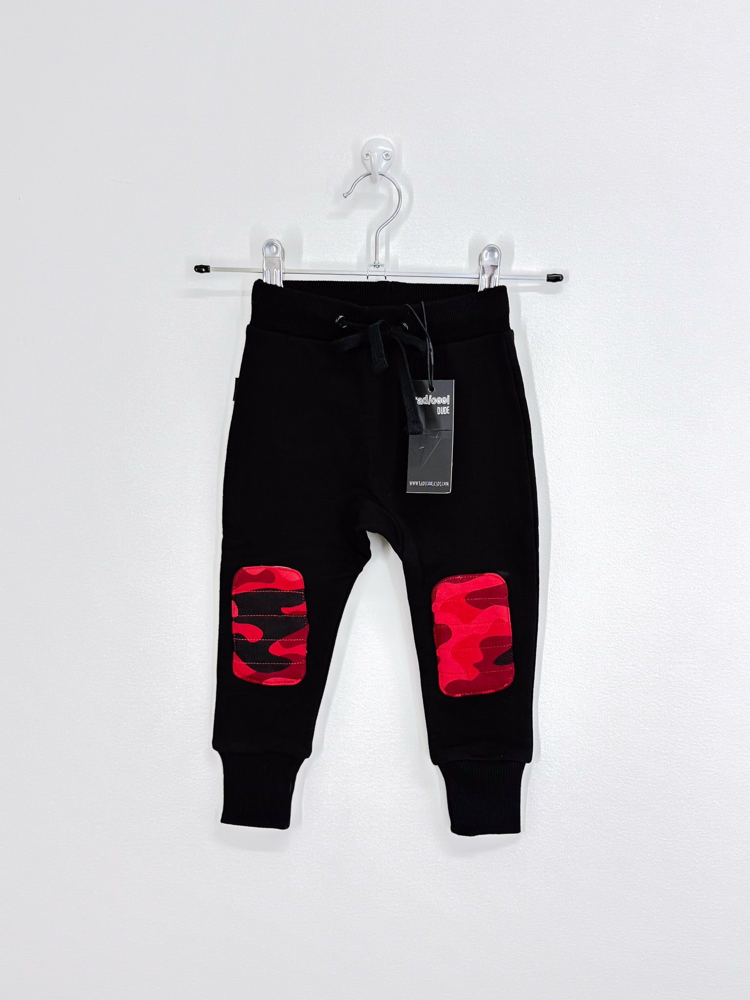 BNWT Radicool red camo space pants (1y)