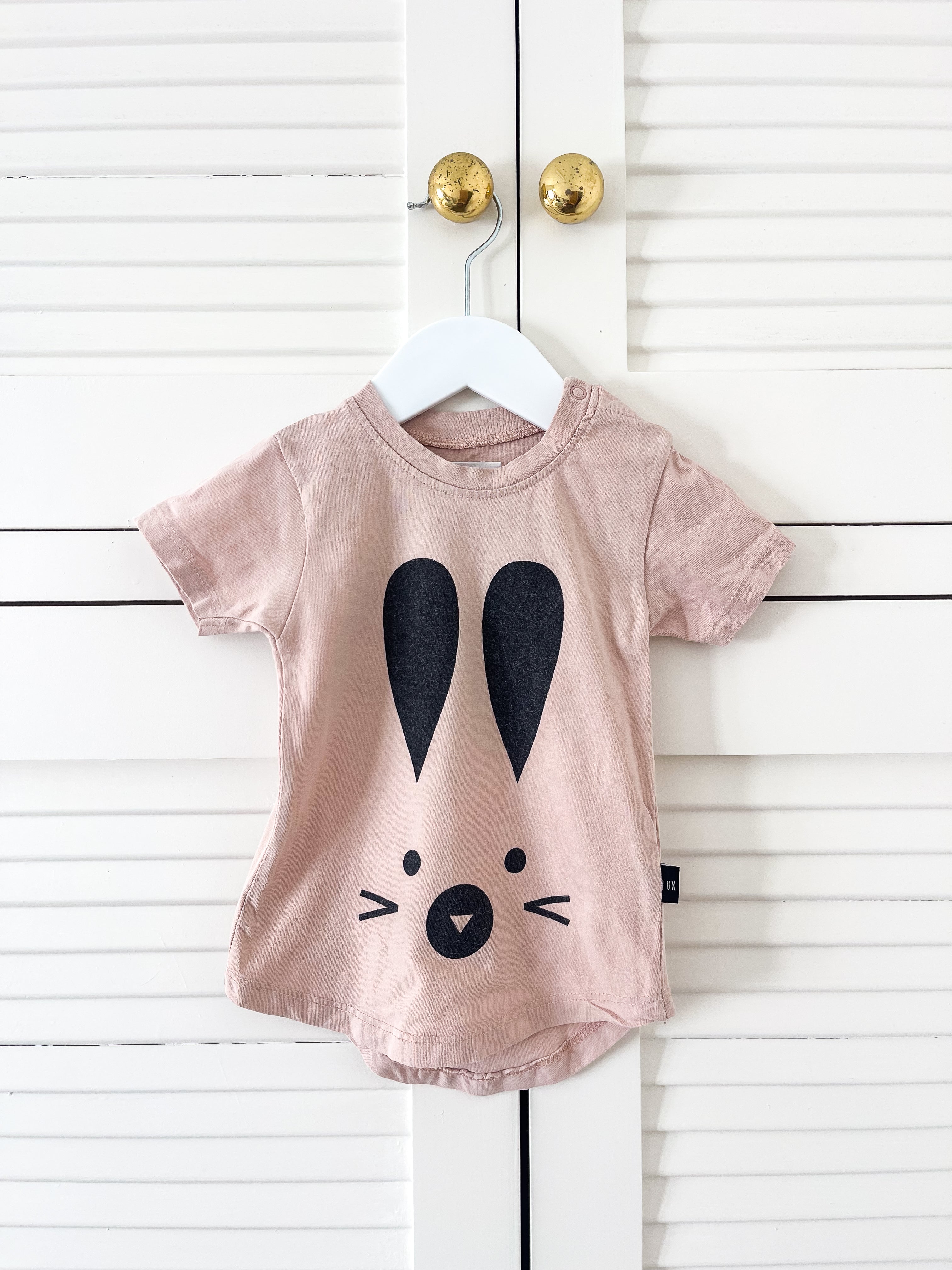 Hux organic bunny tee (12-18m)