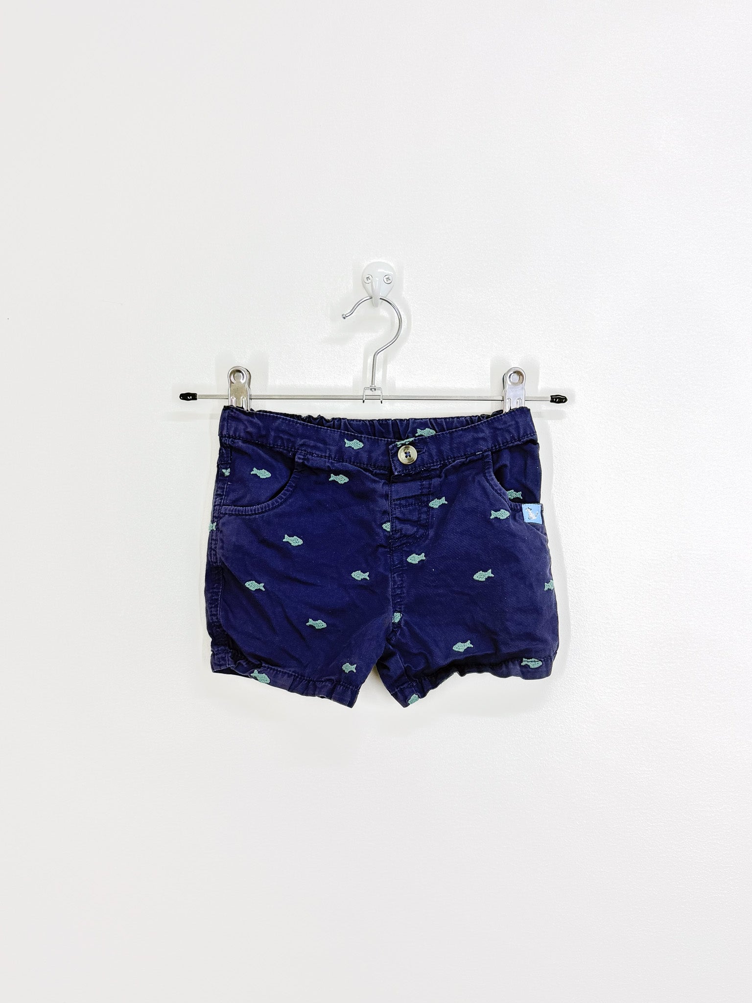 John Lewis fish chino shorts (6-9m) - DEAD STOCK