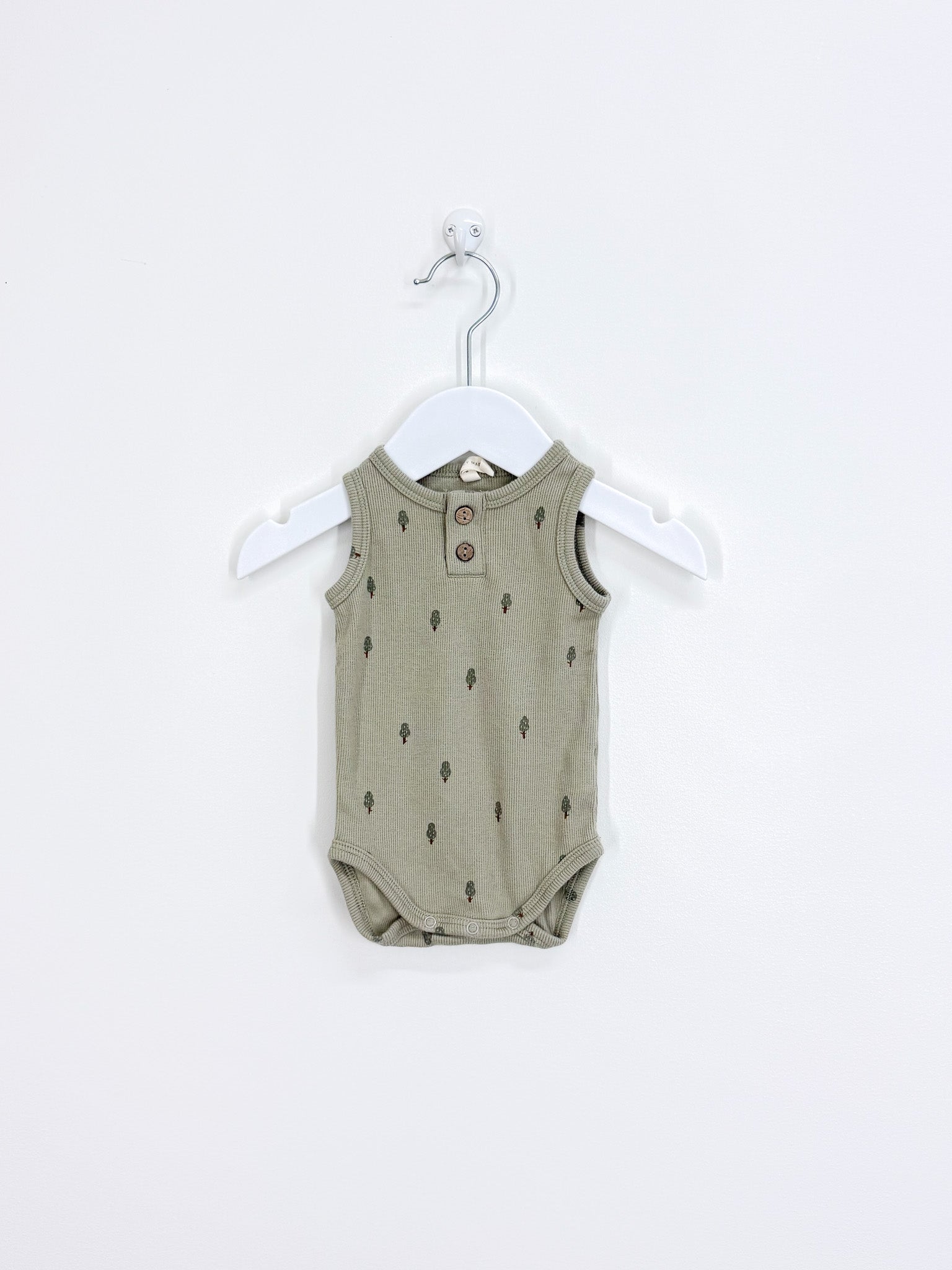 Quincy Mae organic rib singletsuit (0-3m)