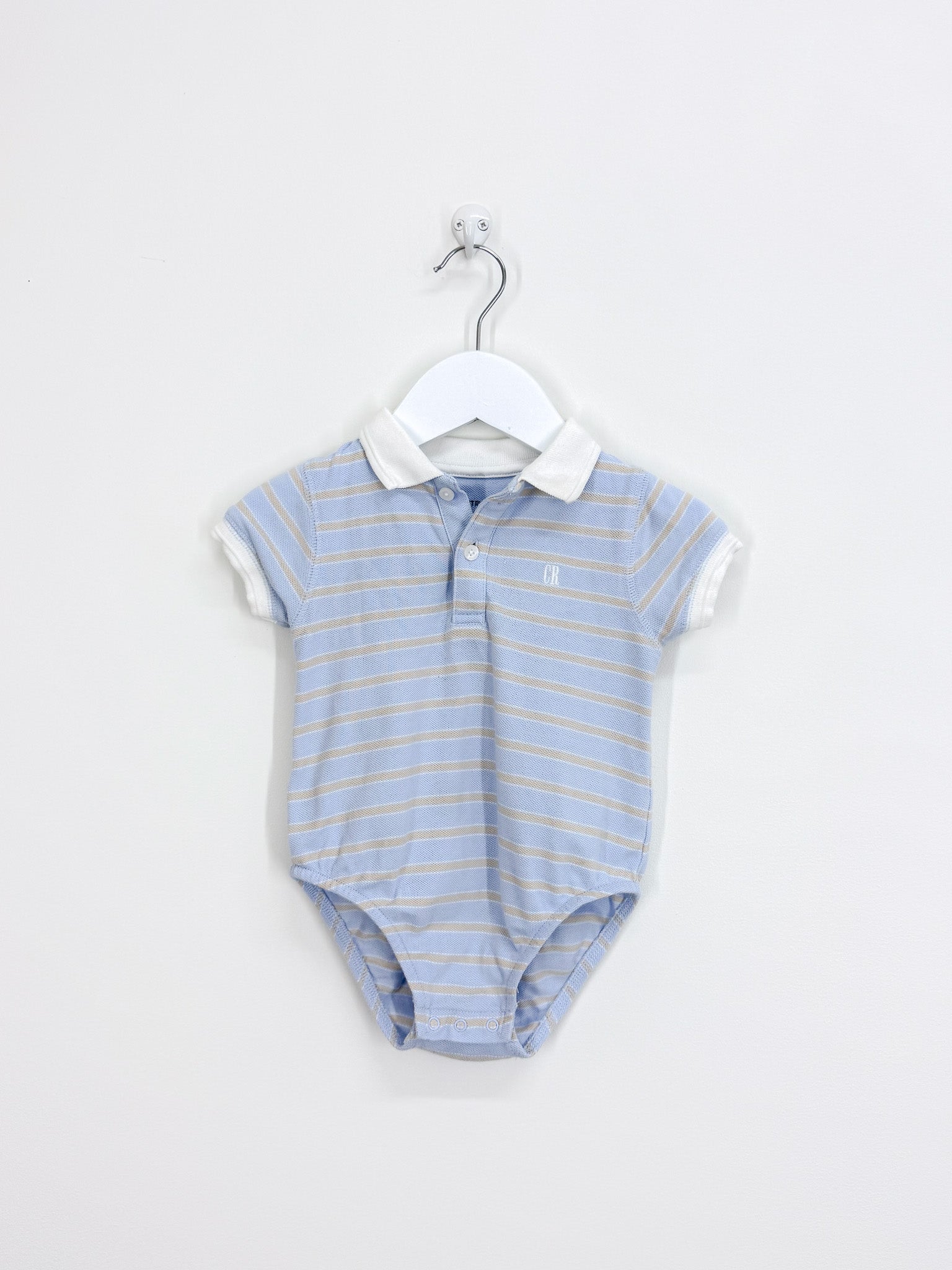 Country Road organic polo bodysuit (6-12m)