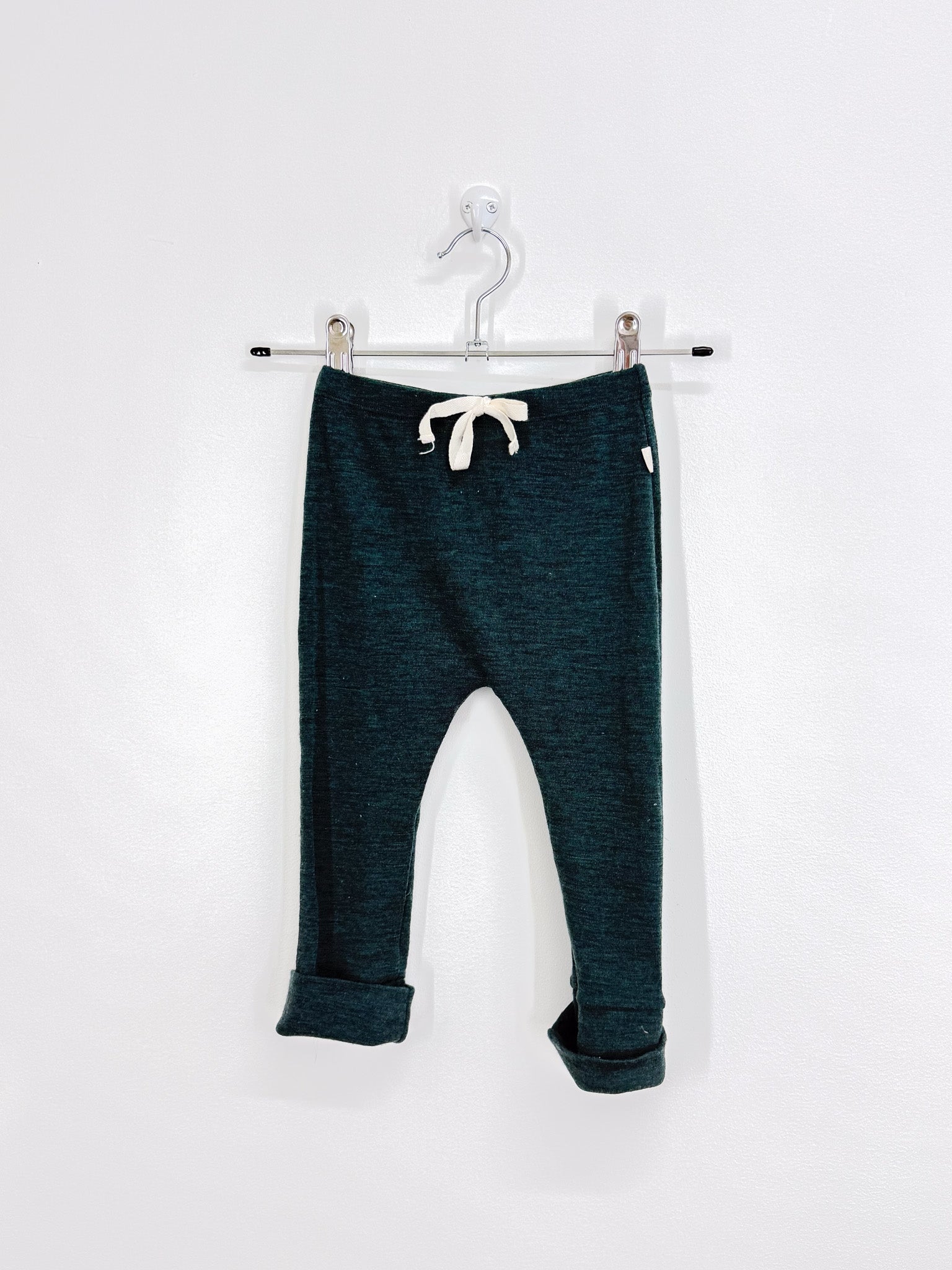 Baby Baby merino leggings - forest green (12-18m)